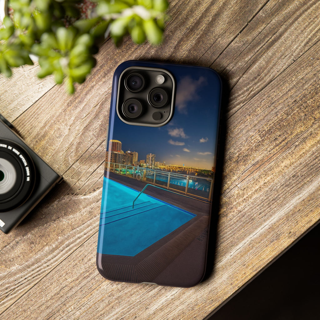 "Skyline Reflections" – Printed Phone Case