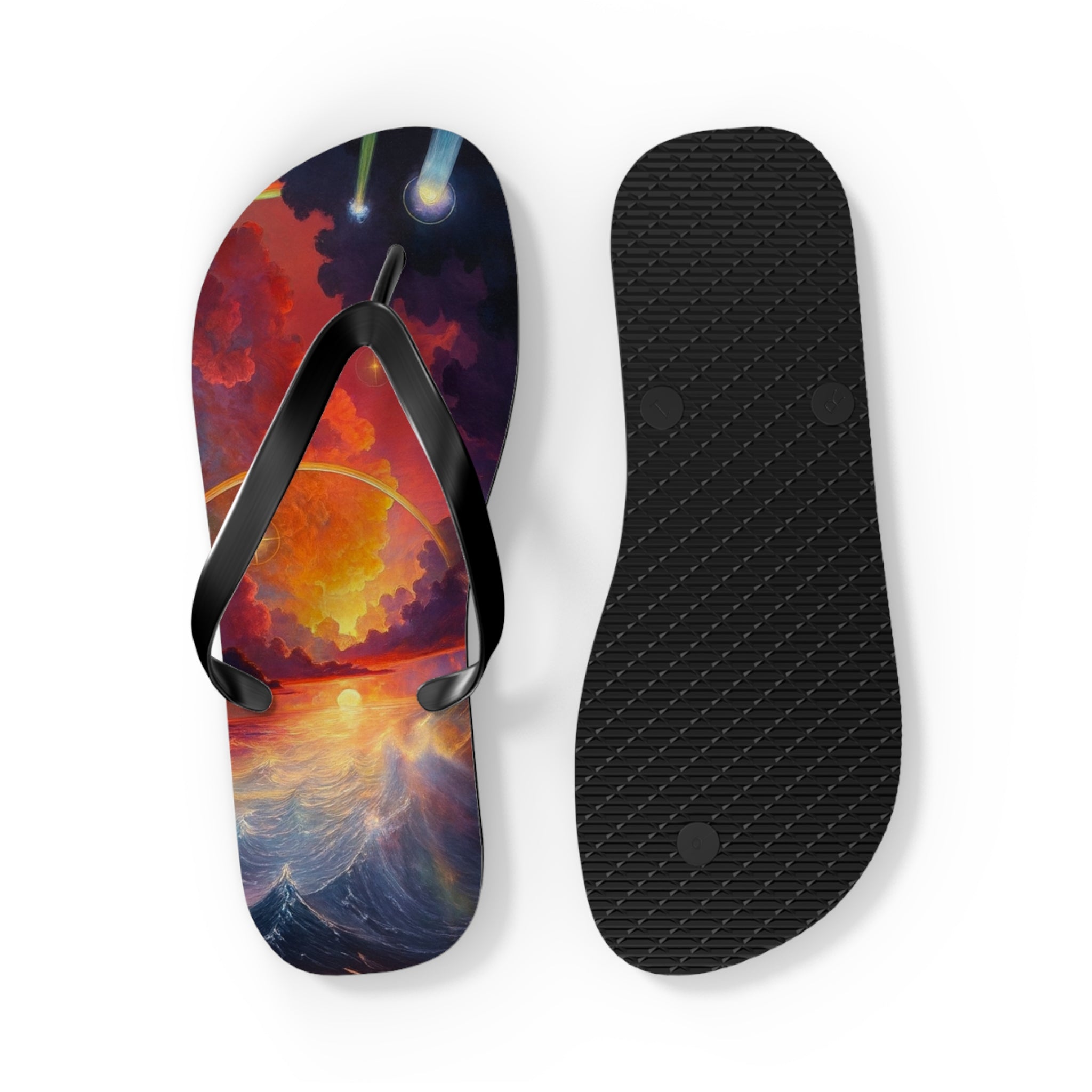 “Celestial Tides" – Premium Flip Flops