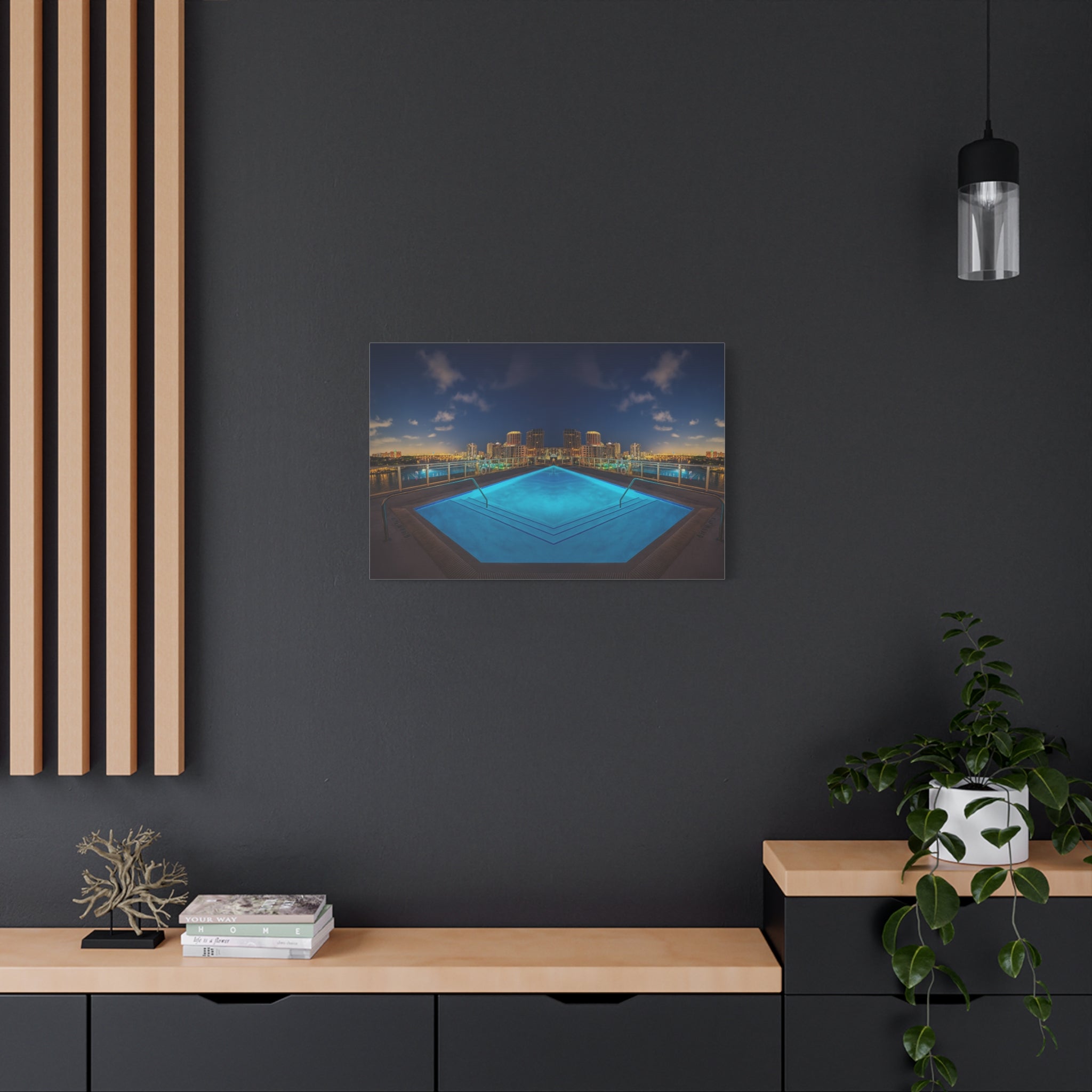 "Skyline Reflections" – Gallery Canvas Print