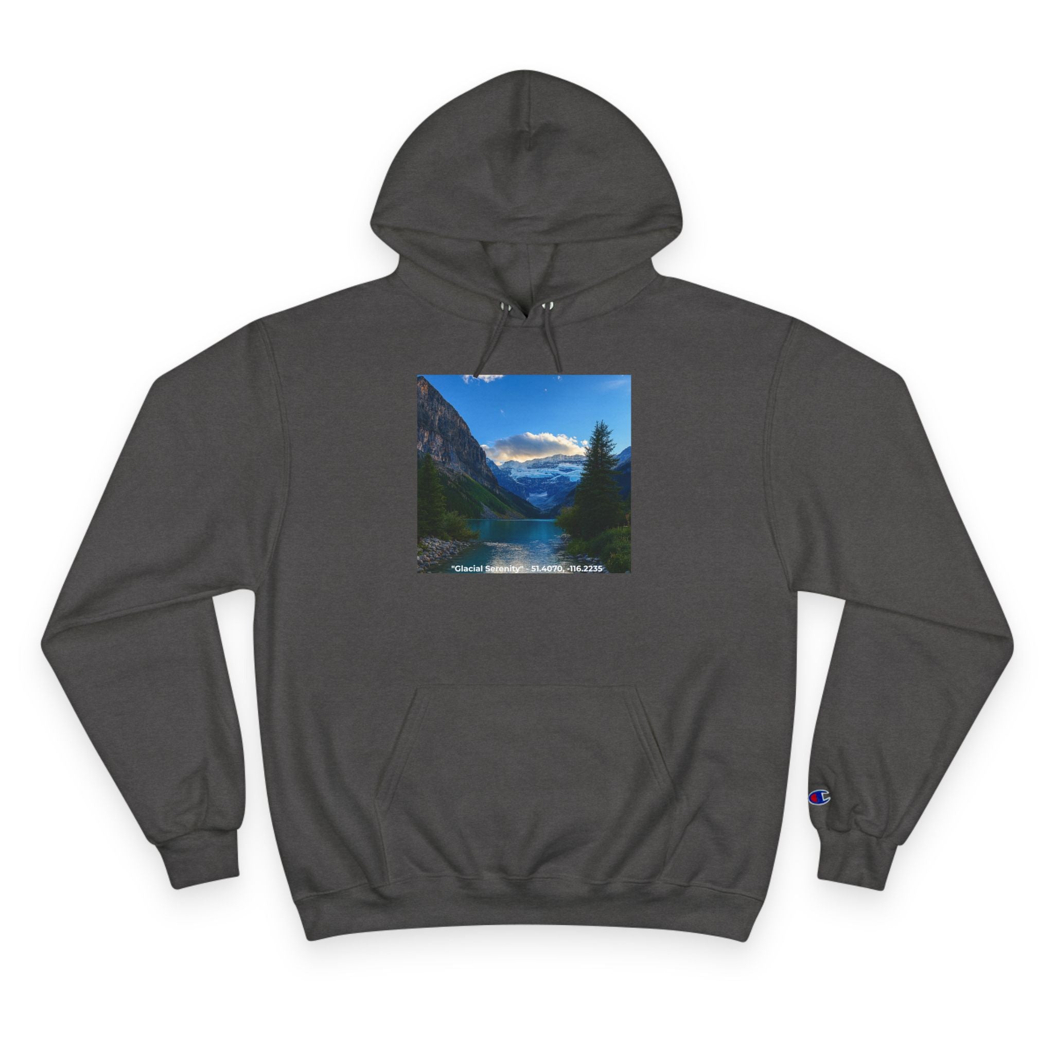 "Glacial Serenity" – Champion Hoodie