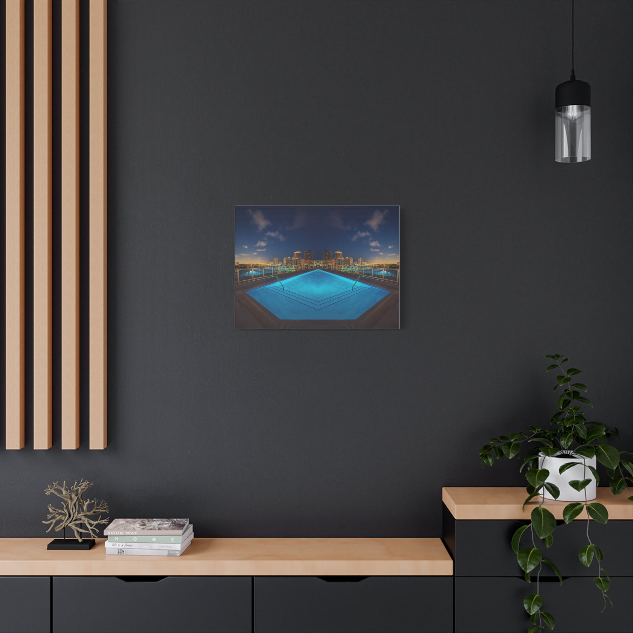"Skyline Reflections" – Gallery Canvas Print