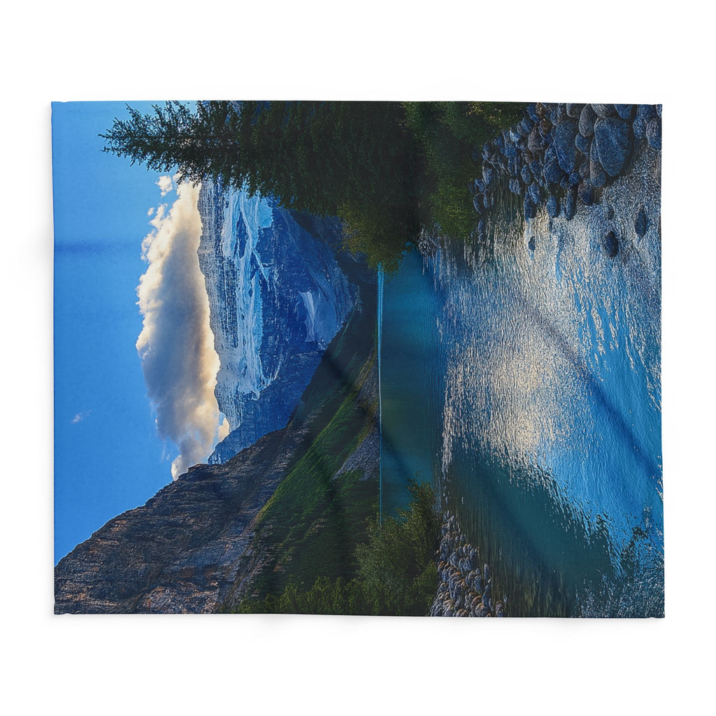 "Glacial Serenity" – Fleece Blanket