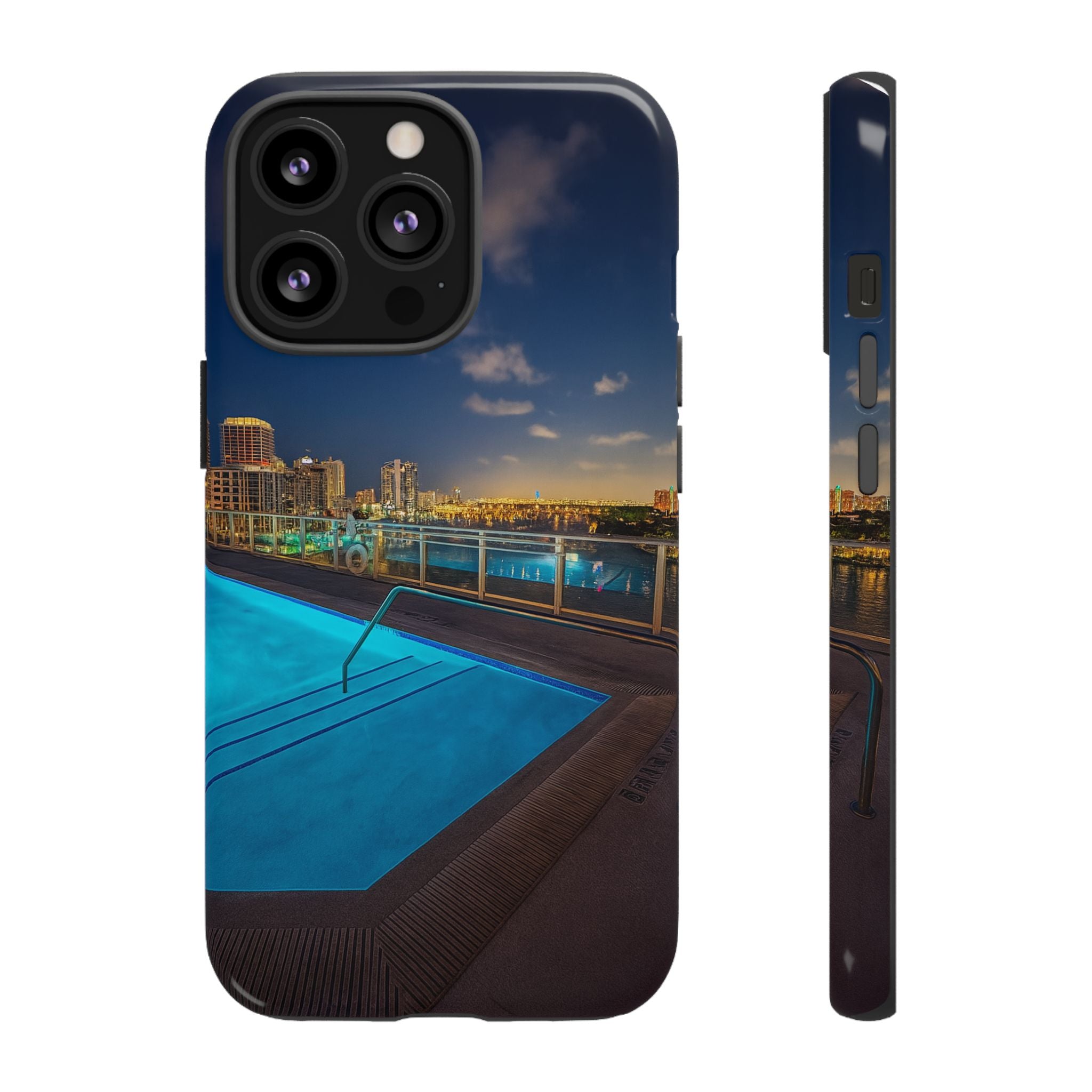 "Skyline Reflections" – Printed Phone Case