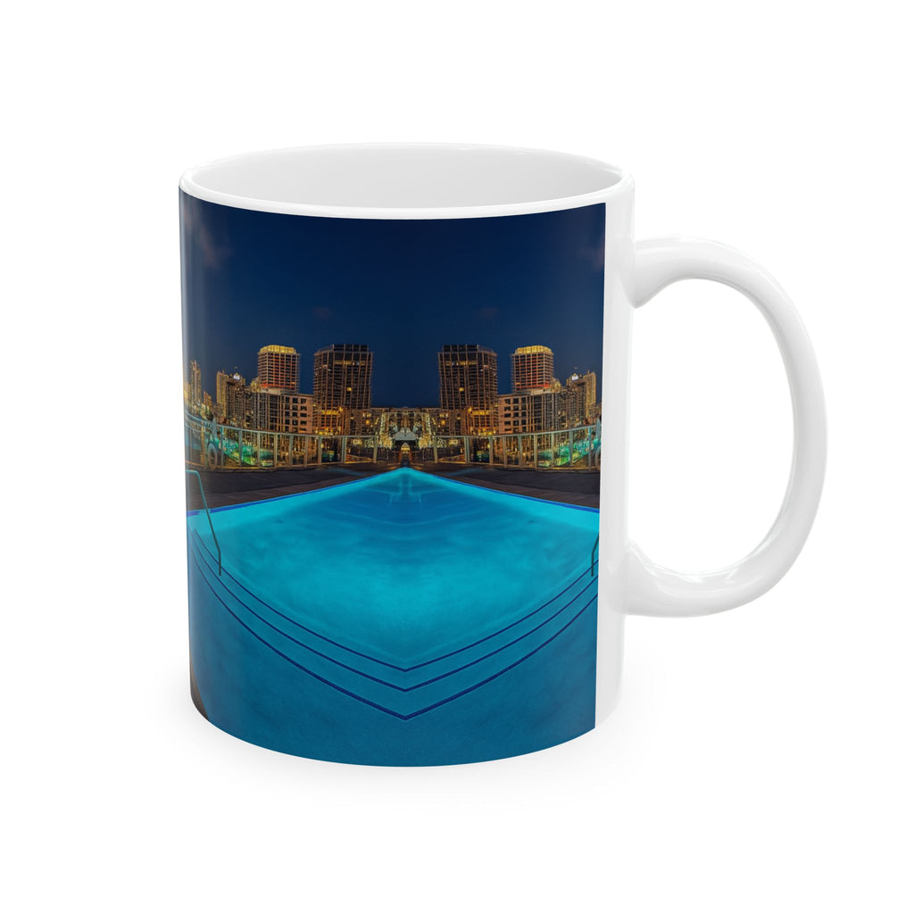 "Skyline Reflections" – Ceramic Mug