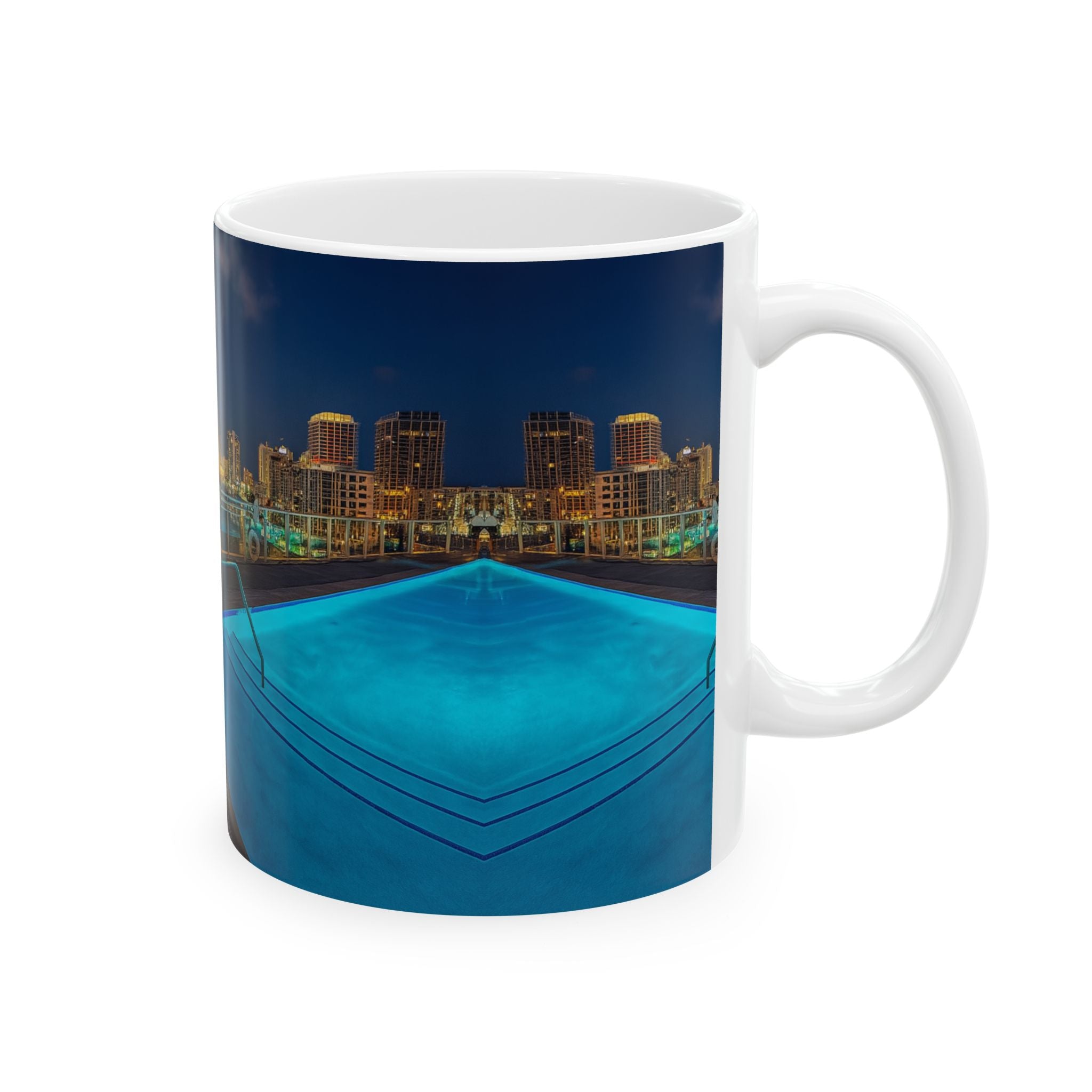 "Skyline Reflections" – Ceramic Mug