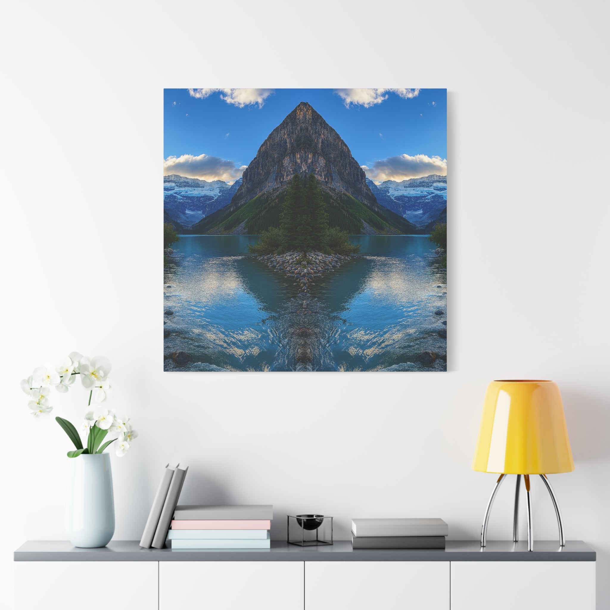 "Glacial Reflections" – Gallery Canvas Print