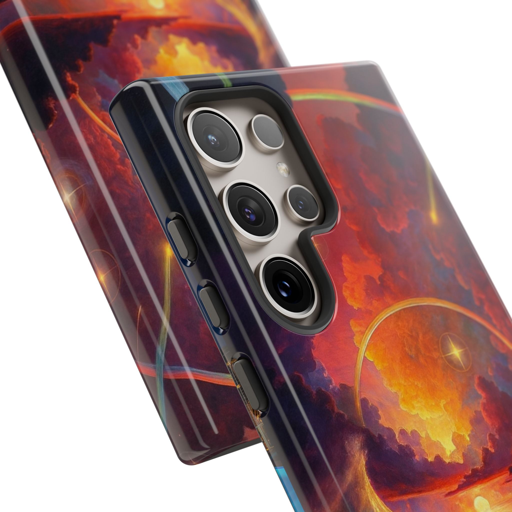 "Celestial Tides" – Printed Tough Phone Case