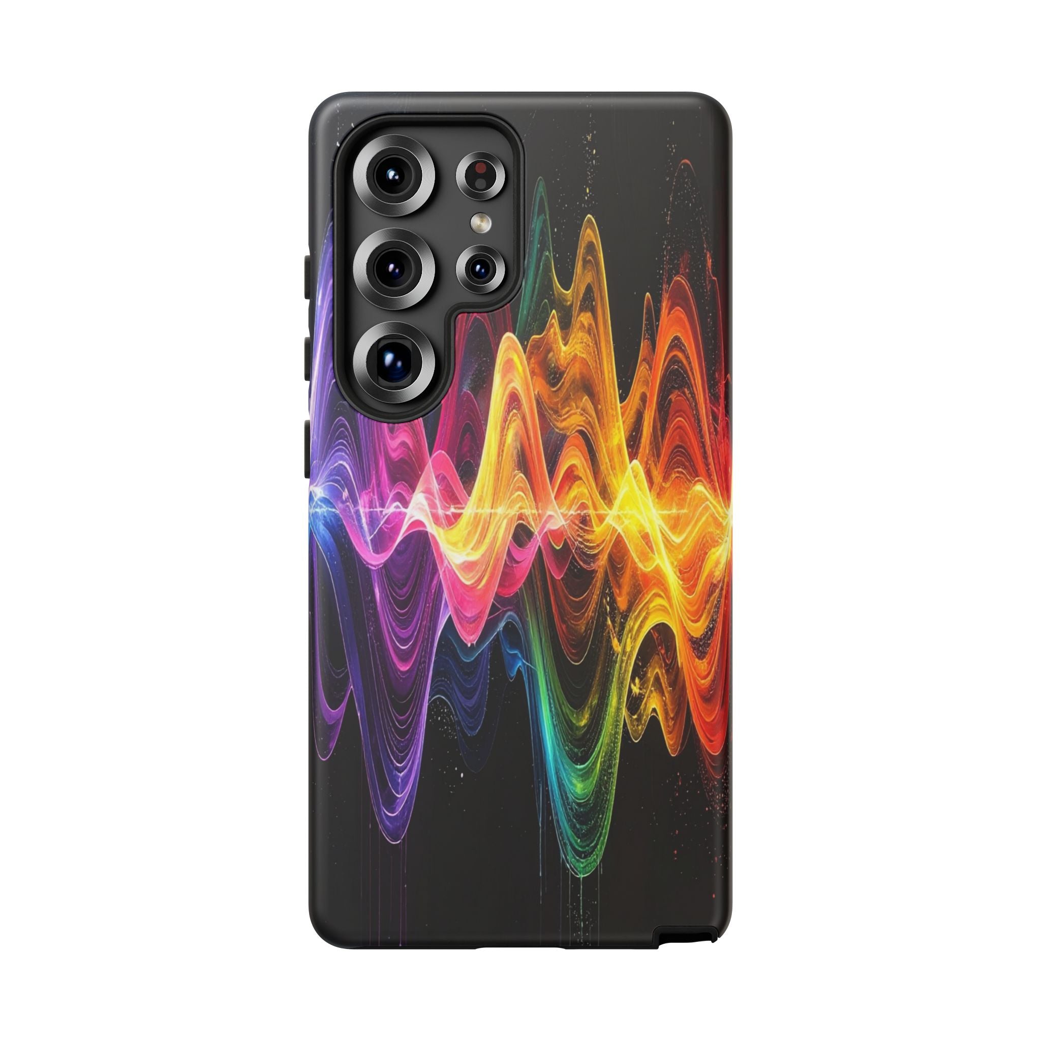 Resonant Spectrum: Digital Sound Wave Visualization, Chromatic Energy Flow - L’Art Suprême Phone Case