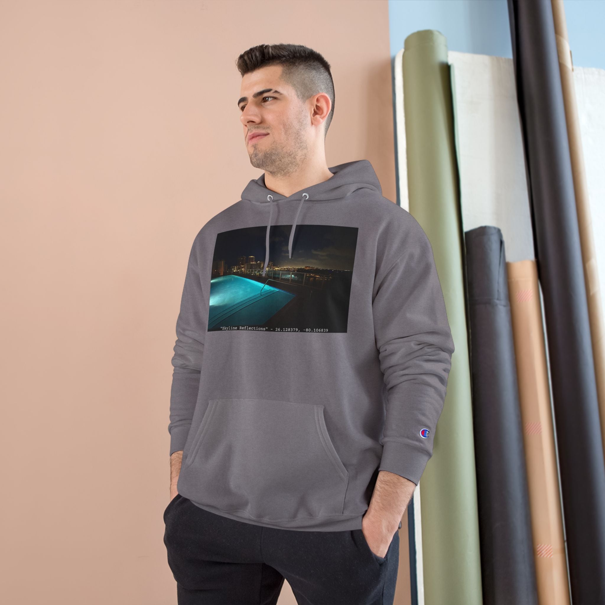 "Skyline Reflections" – Champion Edition Hoodie