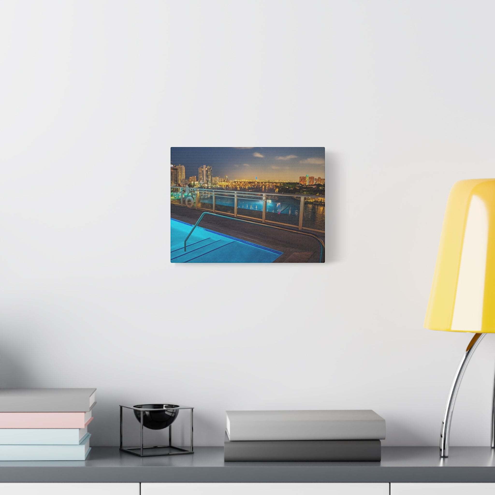 "Skyline Reflections" – Luxe Canvas Print