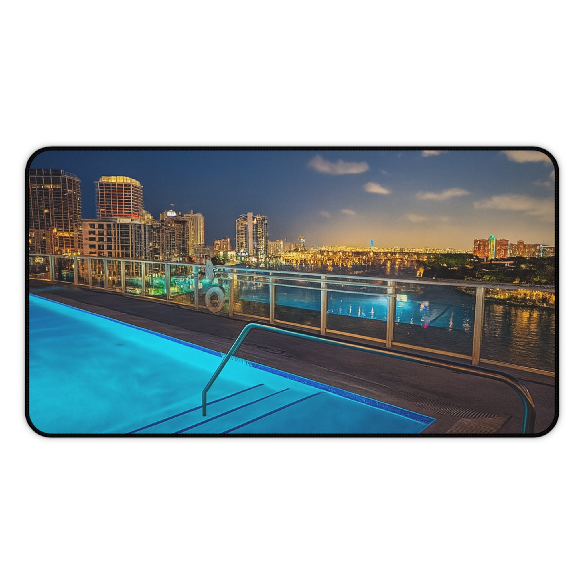 “Skyline Reflections" – Premium Desk Mat