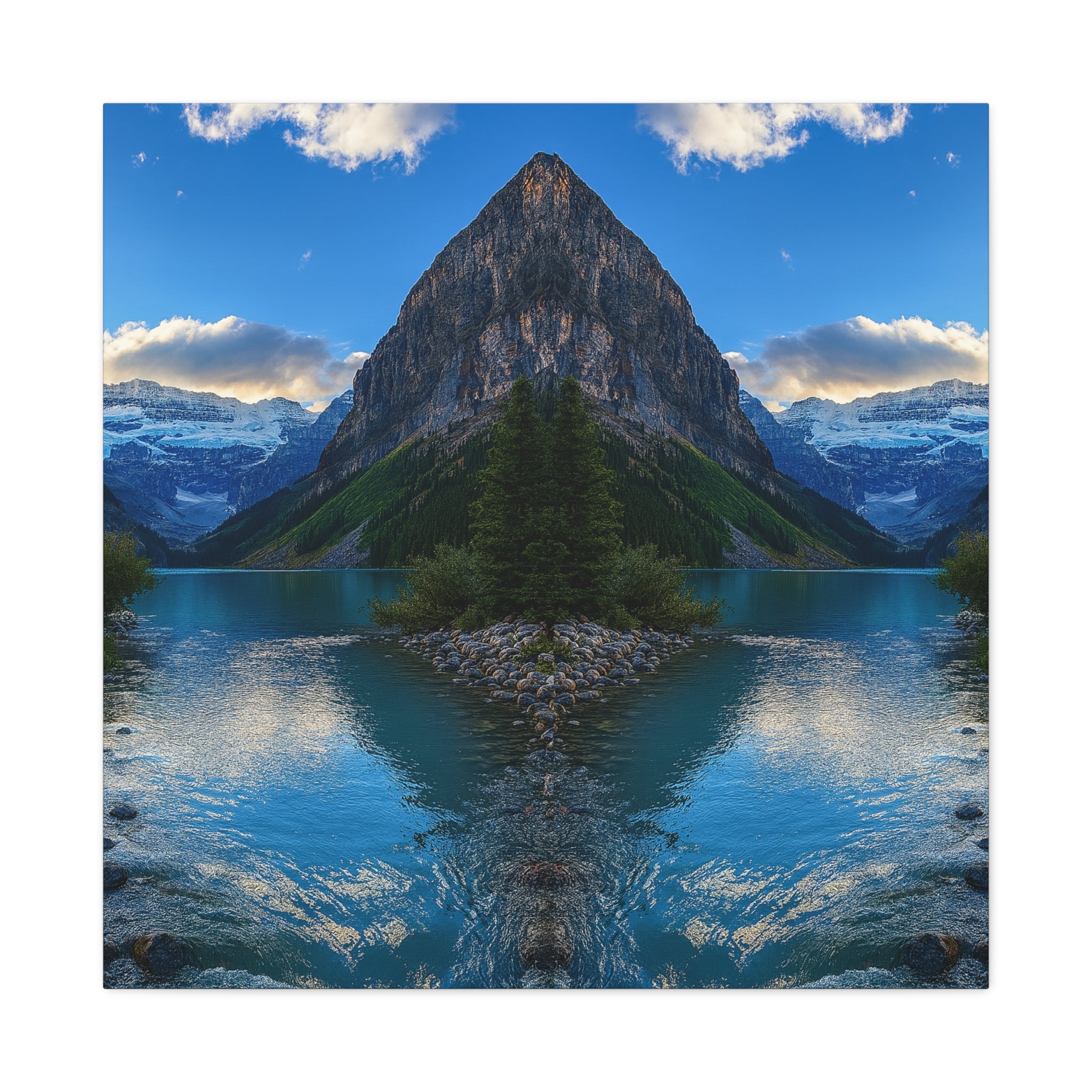 "Glacial Reflections" – Gallery Canvas Print