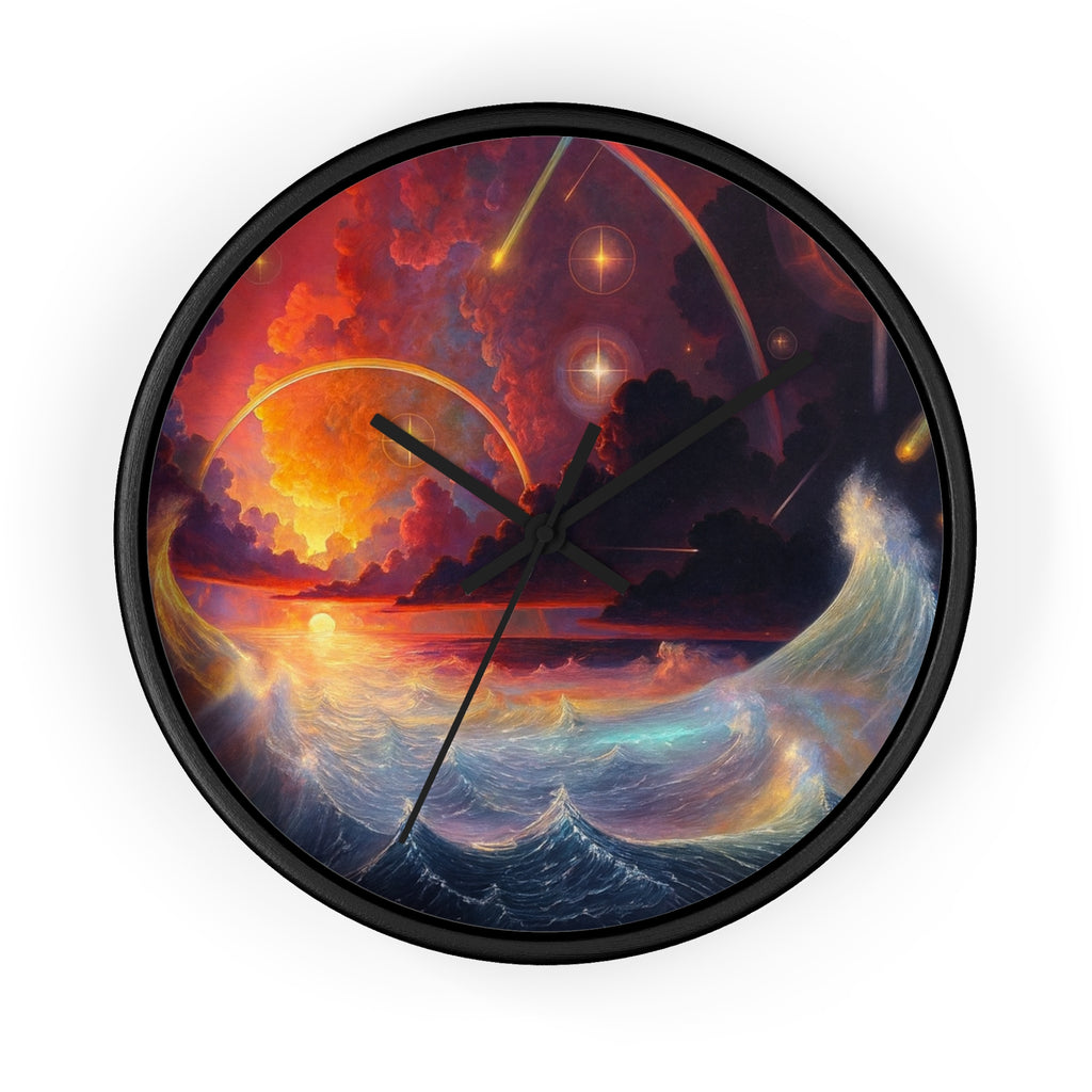 "Celestial Tides" – Art Wall Clock