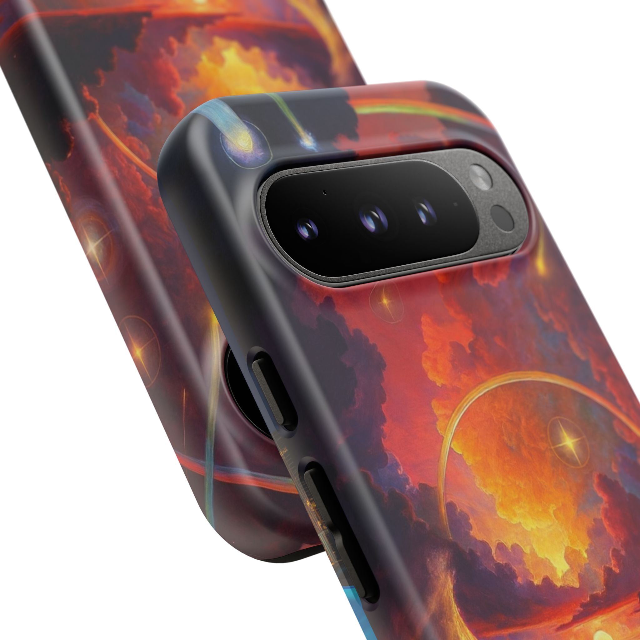 "Celestial Tides" – Printed Tough Phone Case