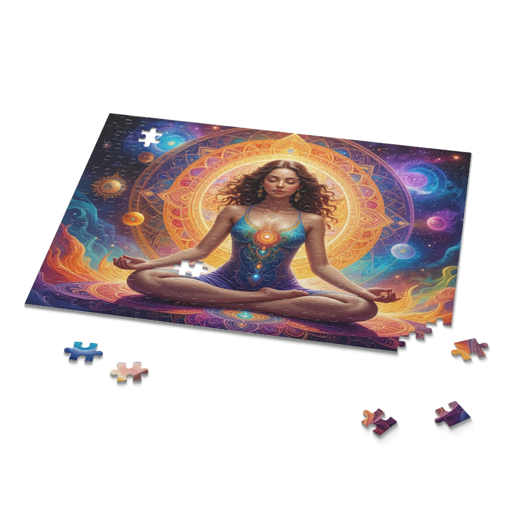 Celestial Meditation: Cosmic Spiritual Journey, Digital Mandala Fantasy Art -  L'Art Puzzle