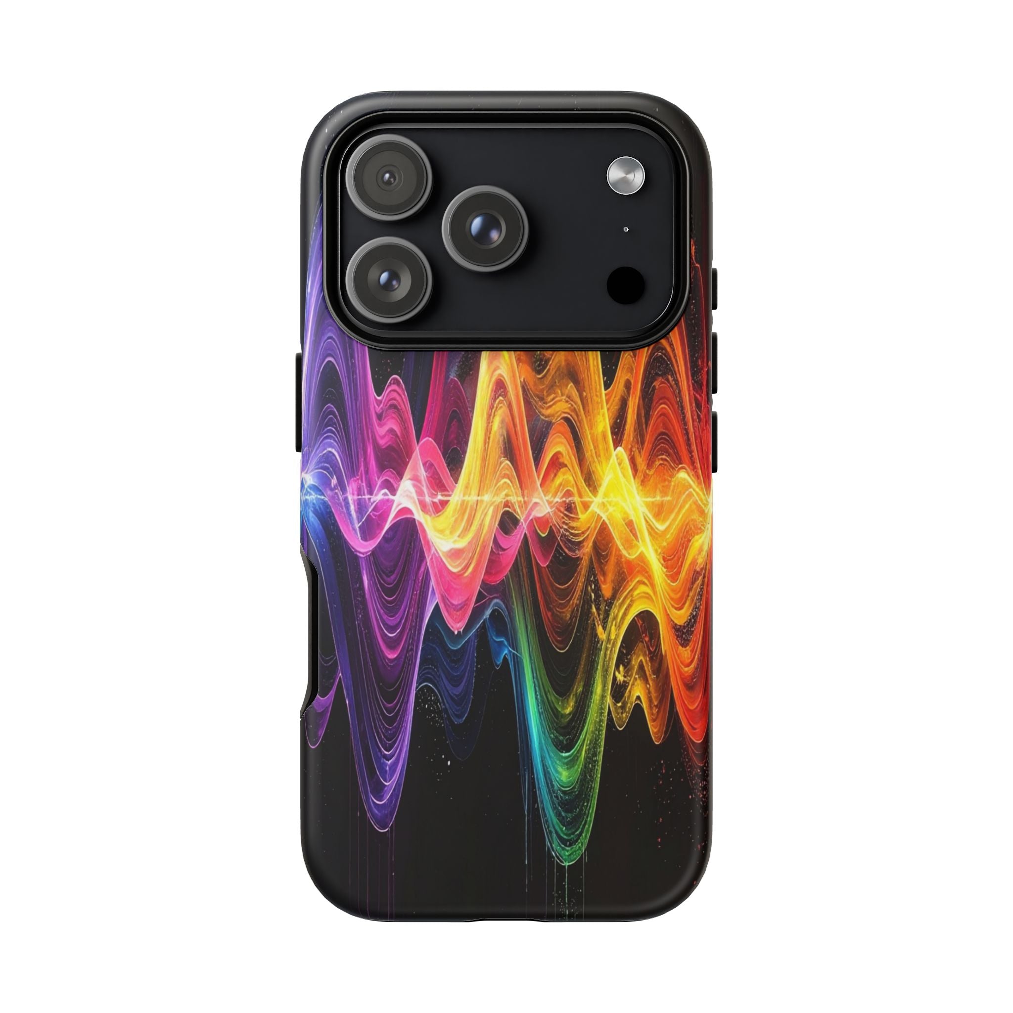 Resonant Spectrum: Digital Sound Wave Visualization, Chromatic Energy Flow - L’Art Suprême Phone Case