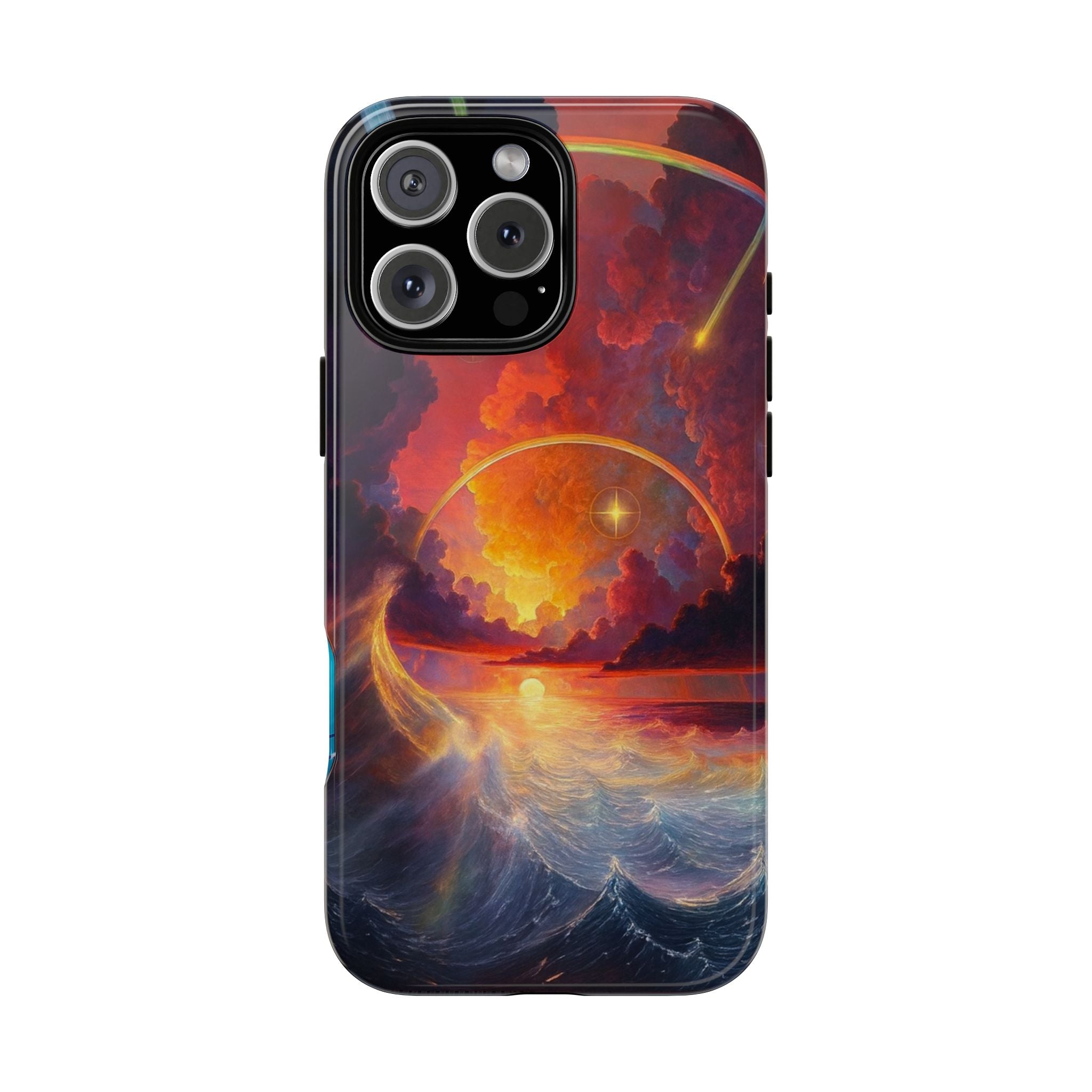 "Celestial Tides" – Printed Tough Phone Case