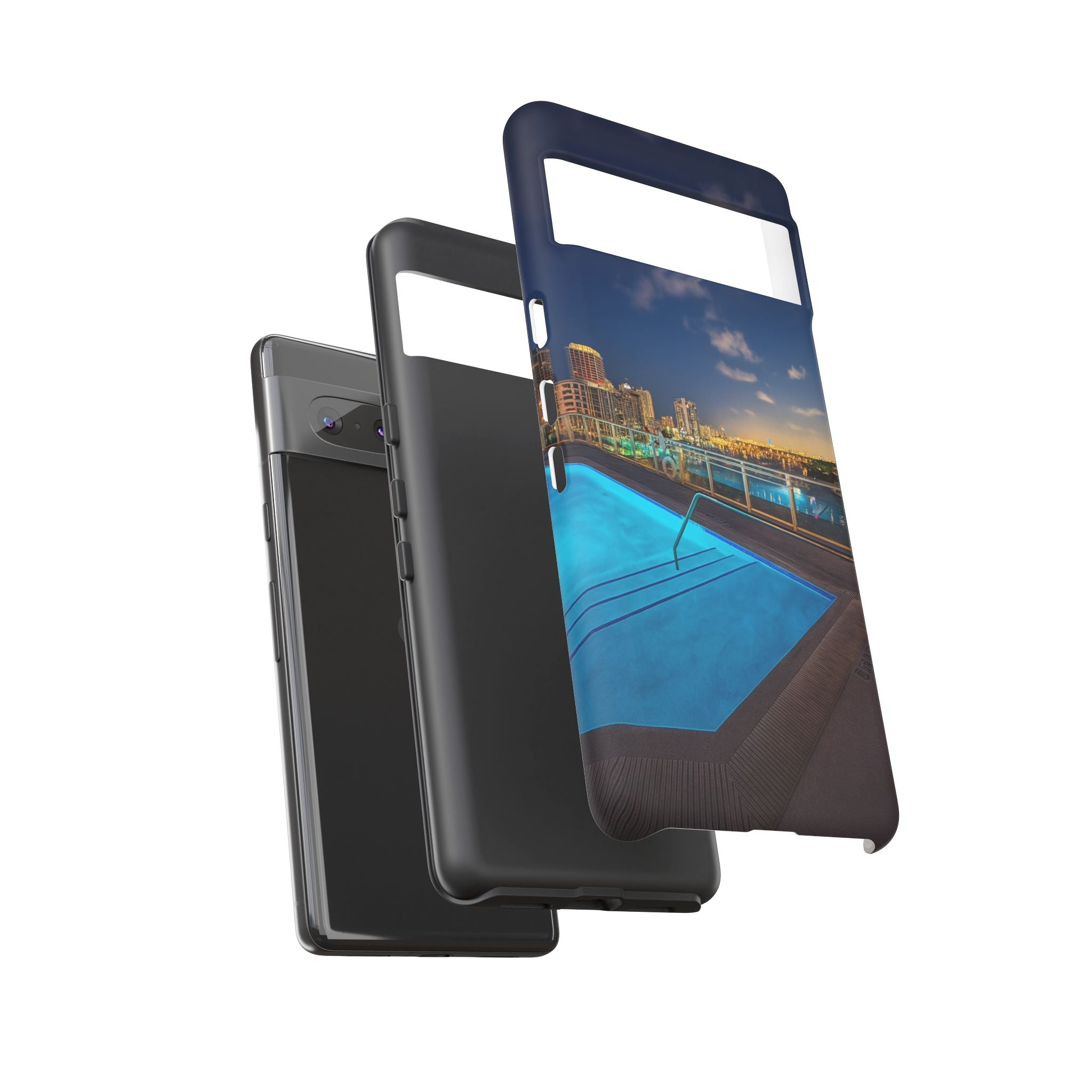 "Skyline Reflections" – Printed Phone Case