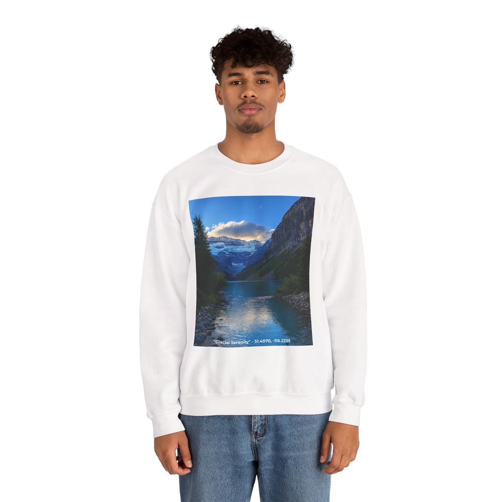 "Glacial Serenity" – Alpine Calm Crewneck