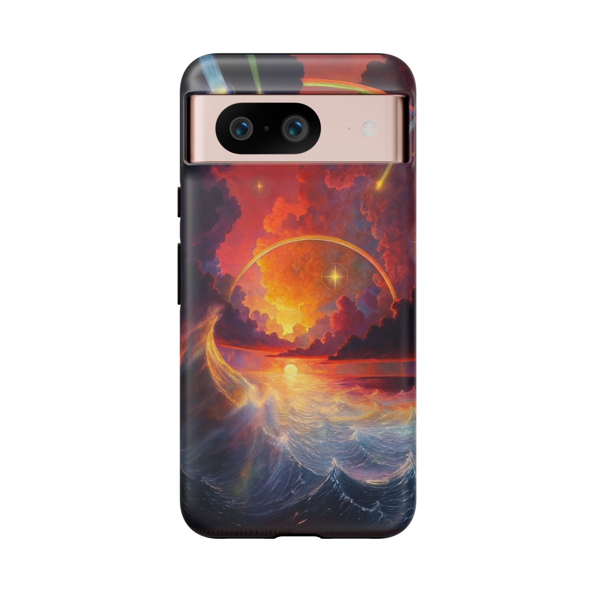 "Celestial Tides" – Printed Tough Phone Case