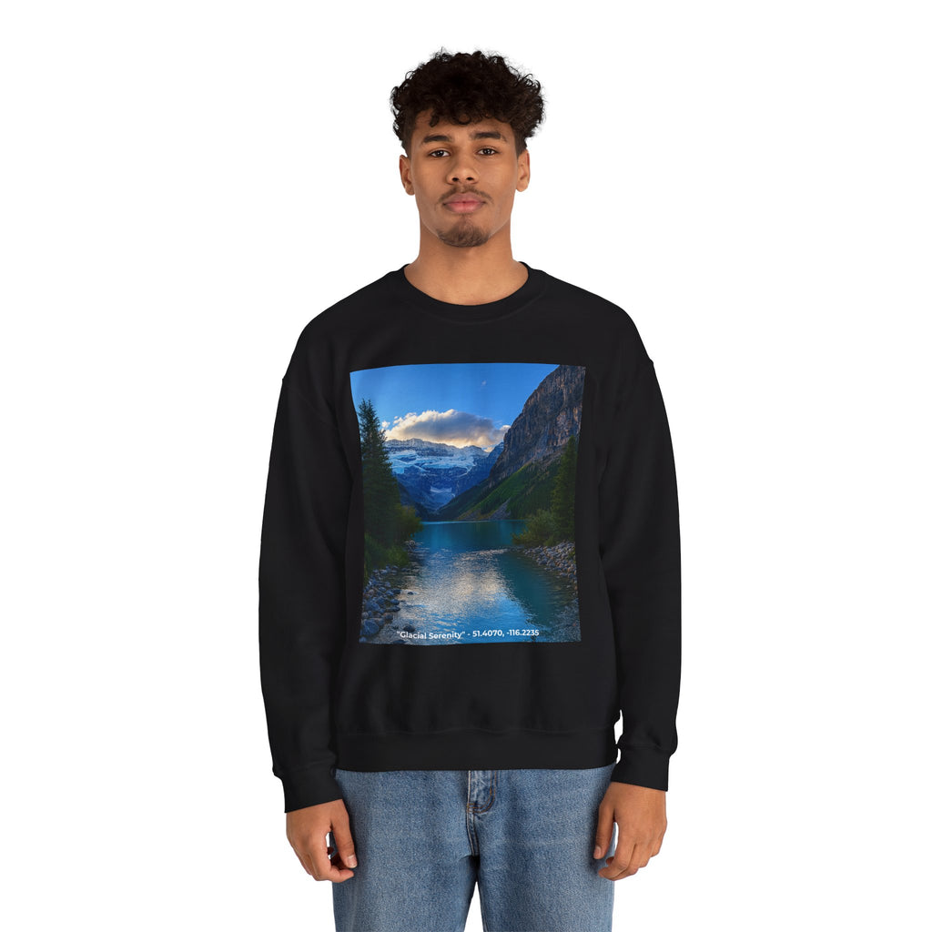 "Glacial Serenity" – Alpine Calm Crewneck