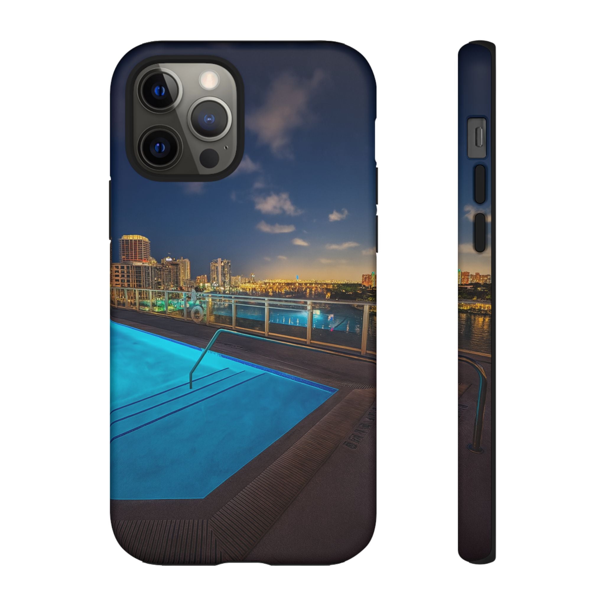 "Skyline Reflections" – Printed Phone Case