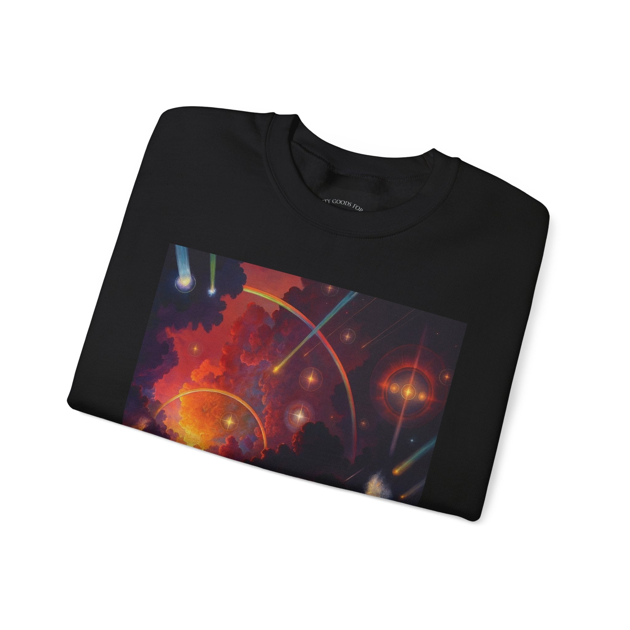"Celestial Tides" – Cosmic Calm Crewneck