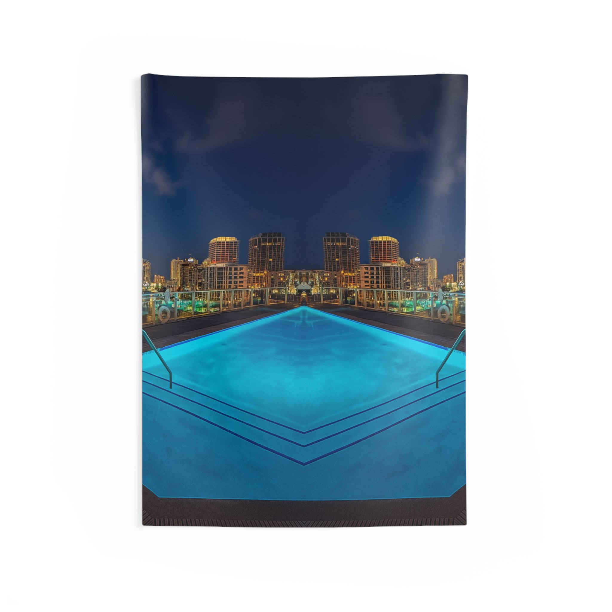 "Skyline Reflections" – Wall Tapestry