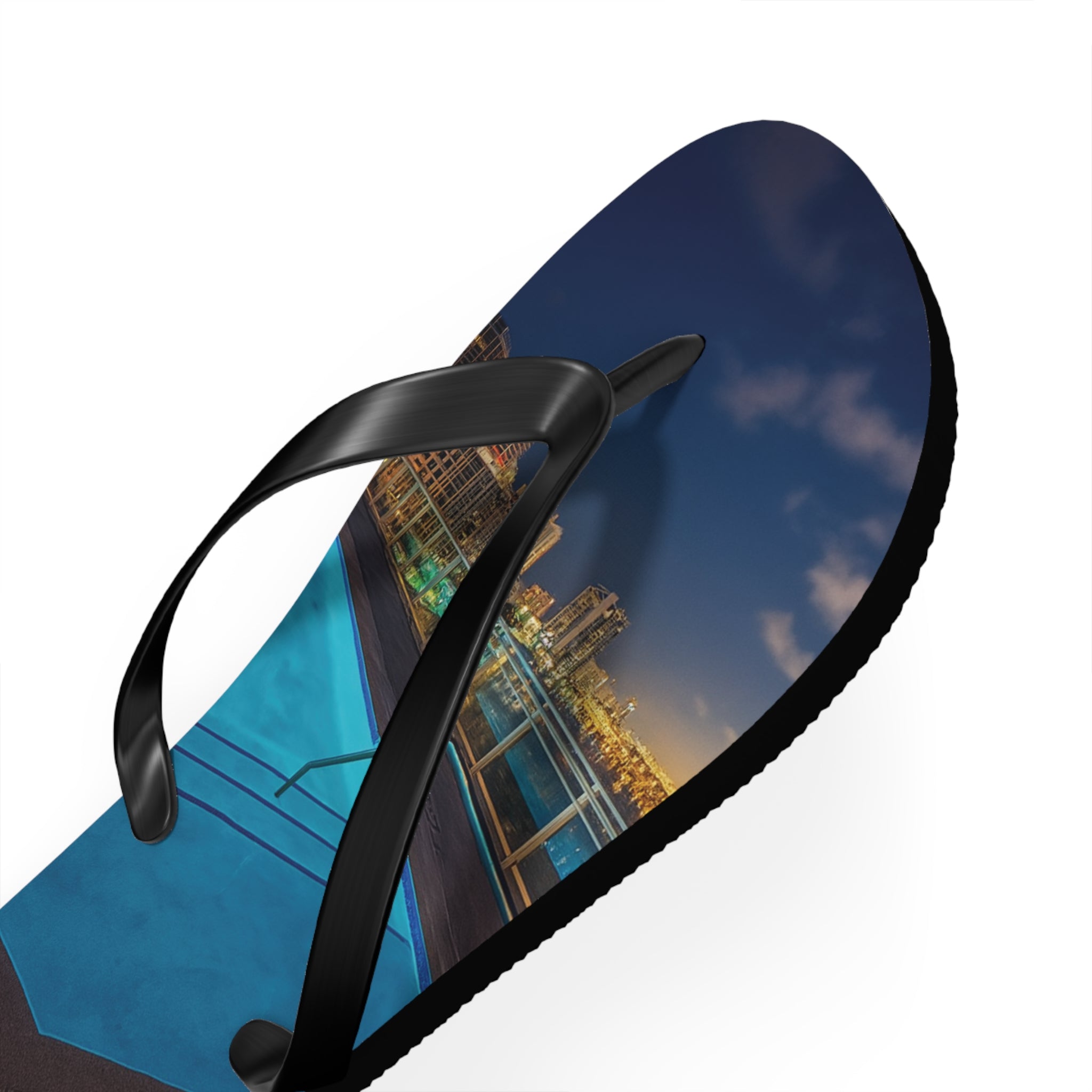 “Skyline Reflections" – Premium Flip Flops