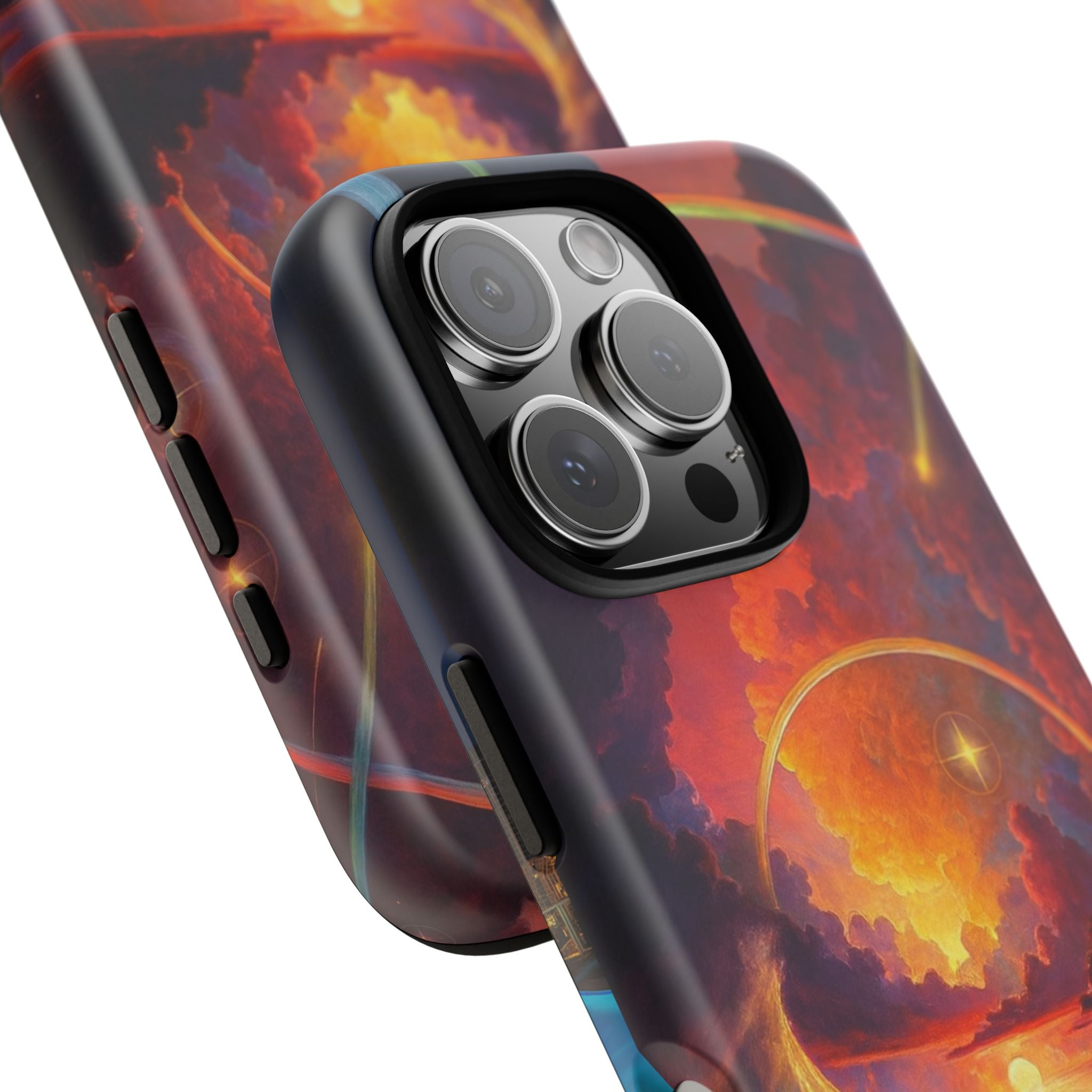 "Celestial Tides" – Printed Tough Phone Case