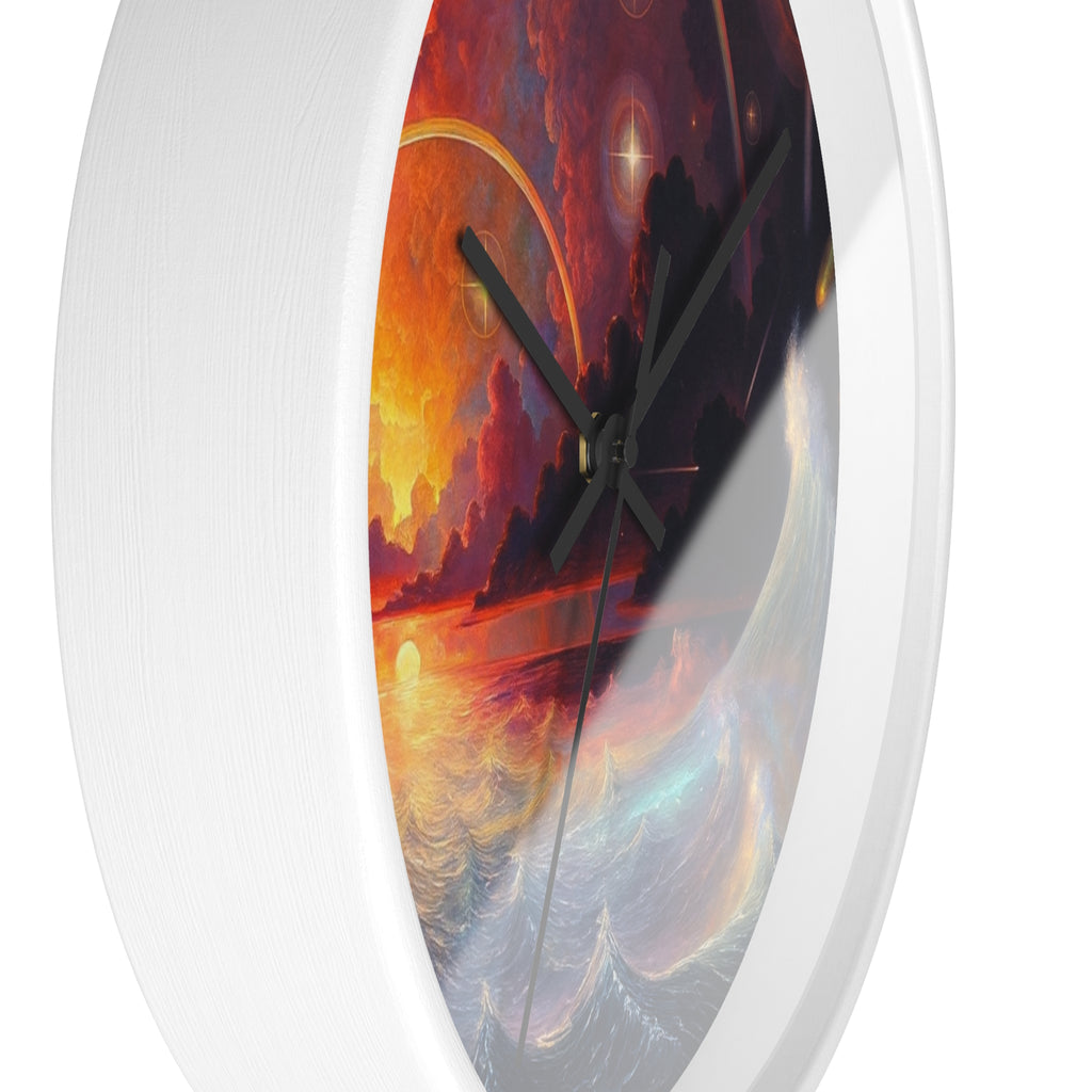 "Celestial Tides" – Art Wall Clock