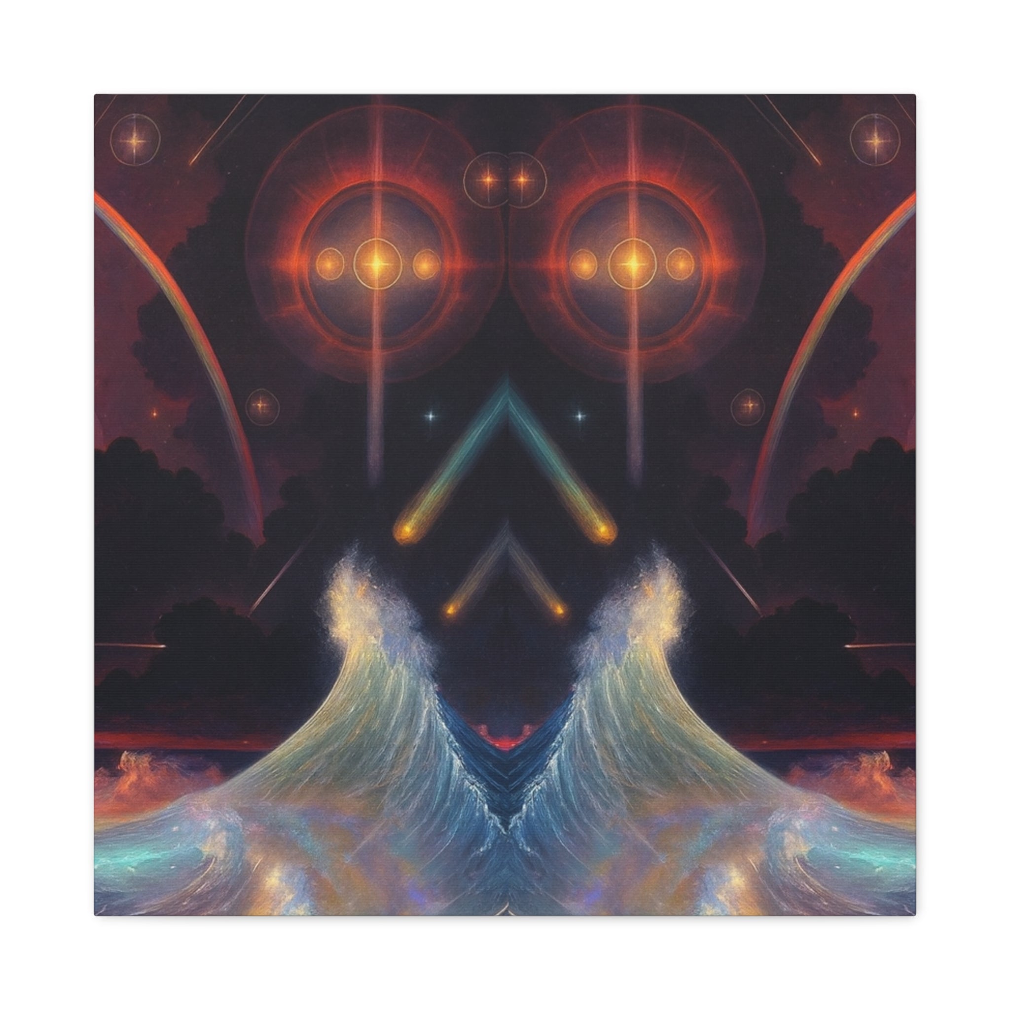 "Celestial Tides" – Gallery Canvas Print