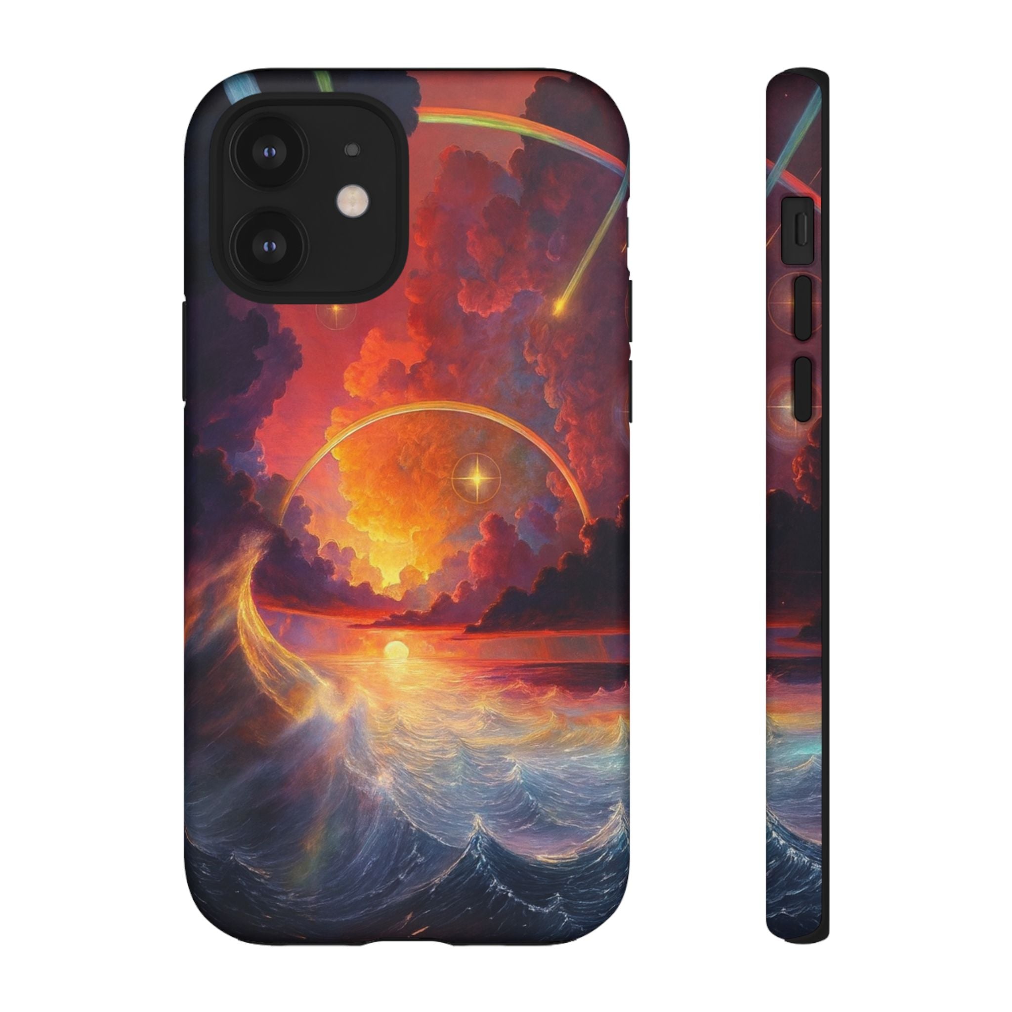 "Celestial Tides" – Printed Tough Phone Case