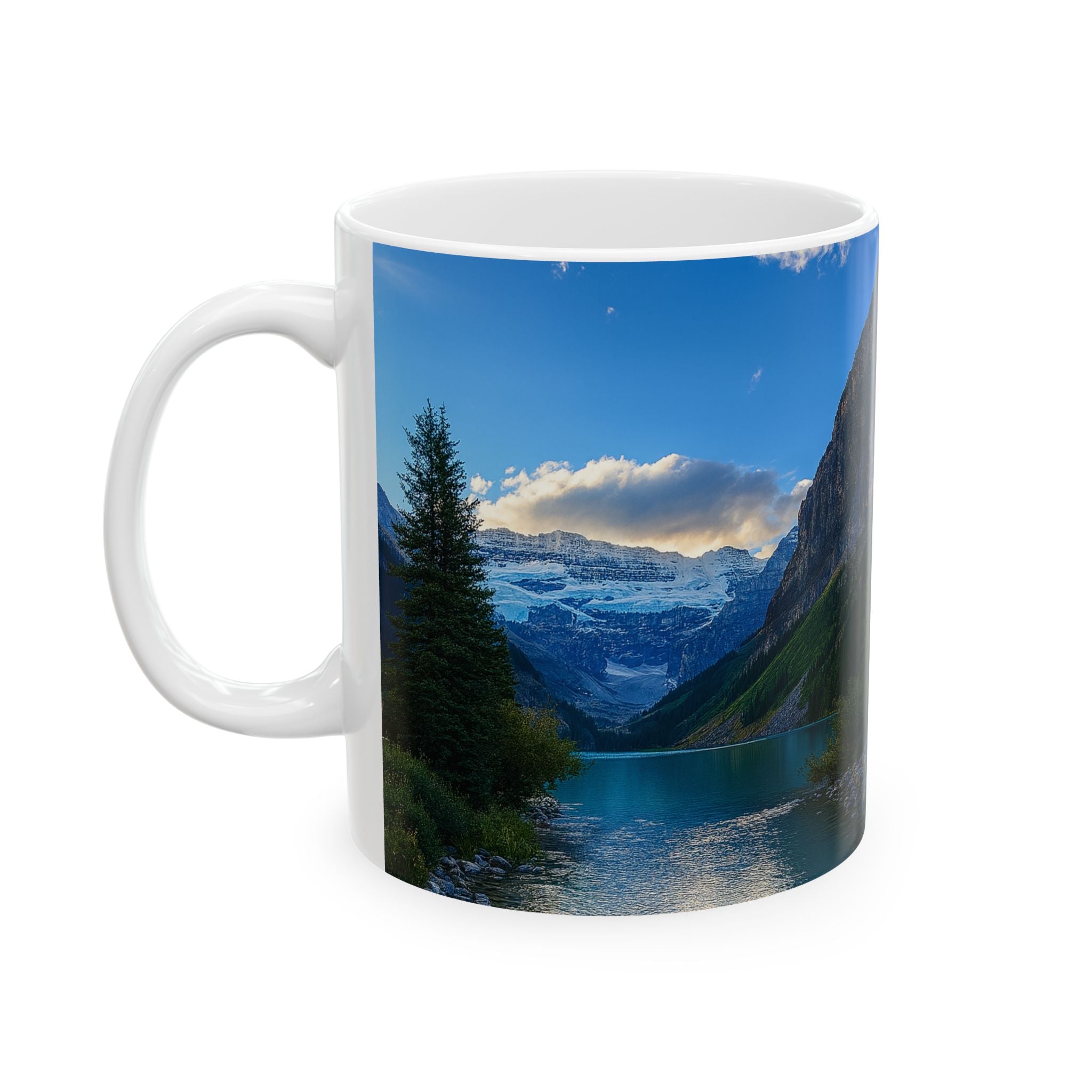 "Glacial Serenity" – Ceramic Mug