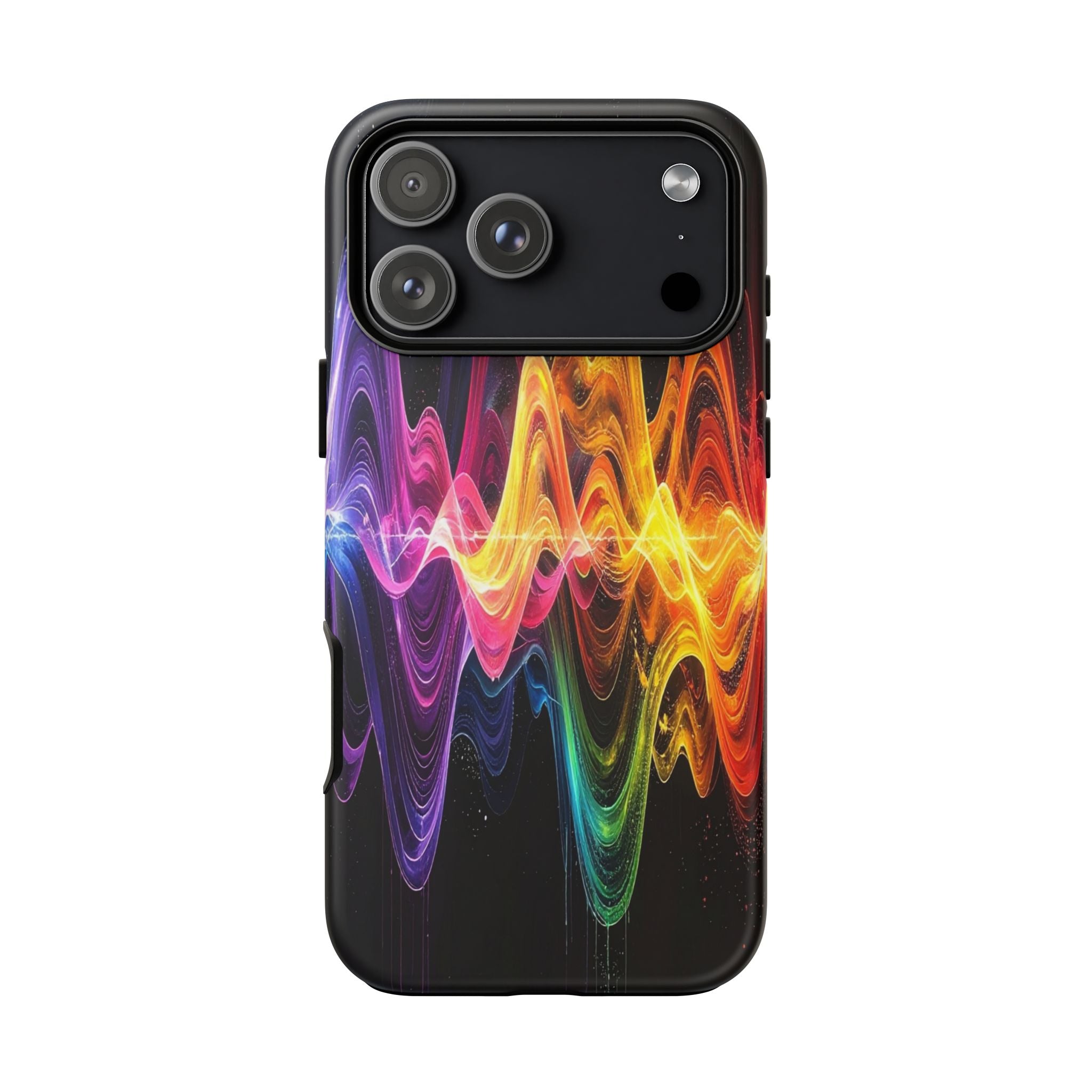 Resonant Spectrum: Digital Sound Wave Visualization, Chromatic Energy Flow - L’Art Suprême Phone Case