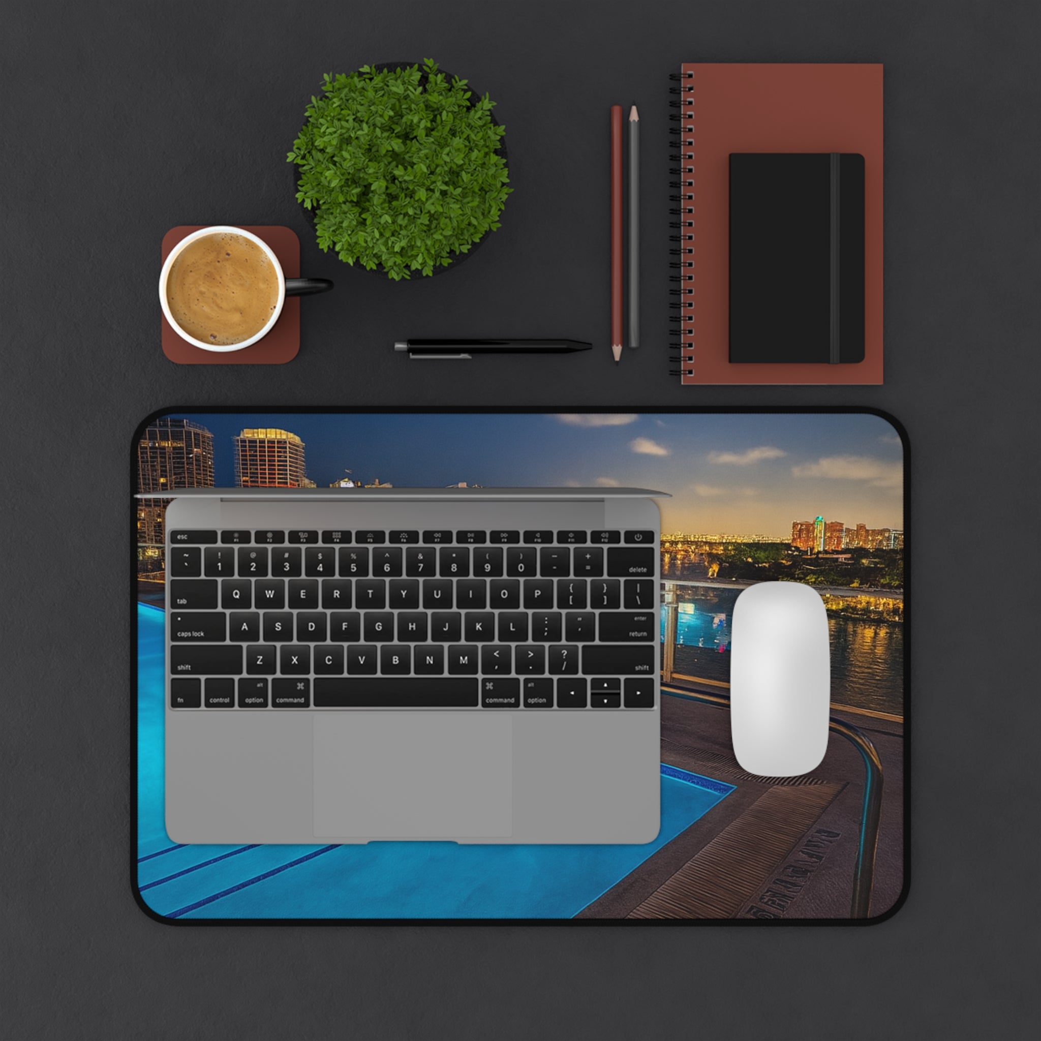 “Skyline Reflections" – Premium Desk Mat