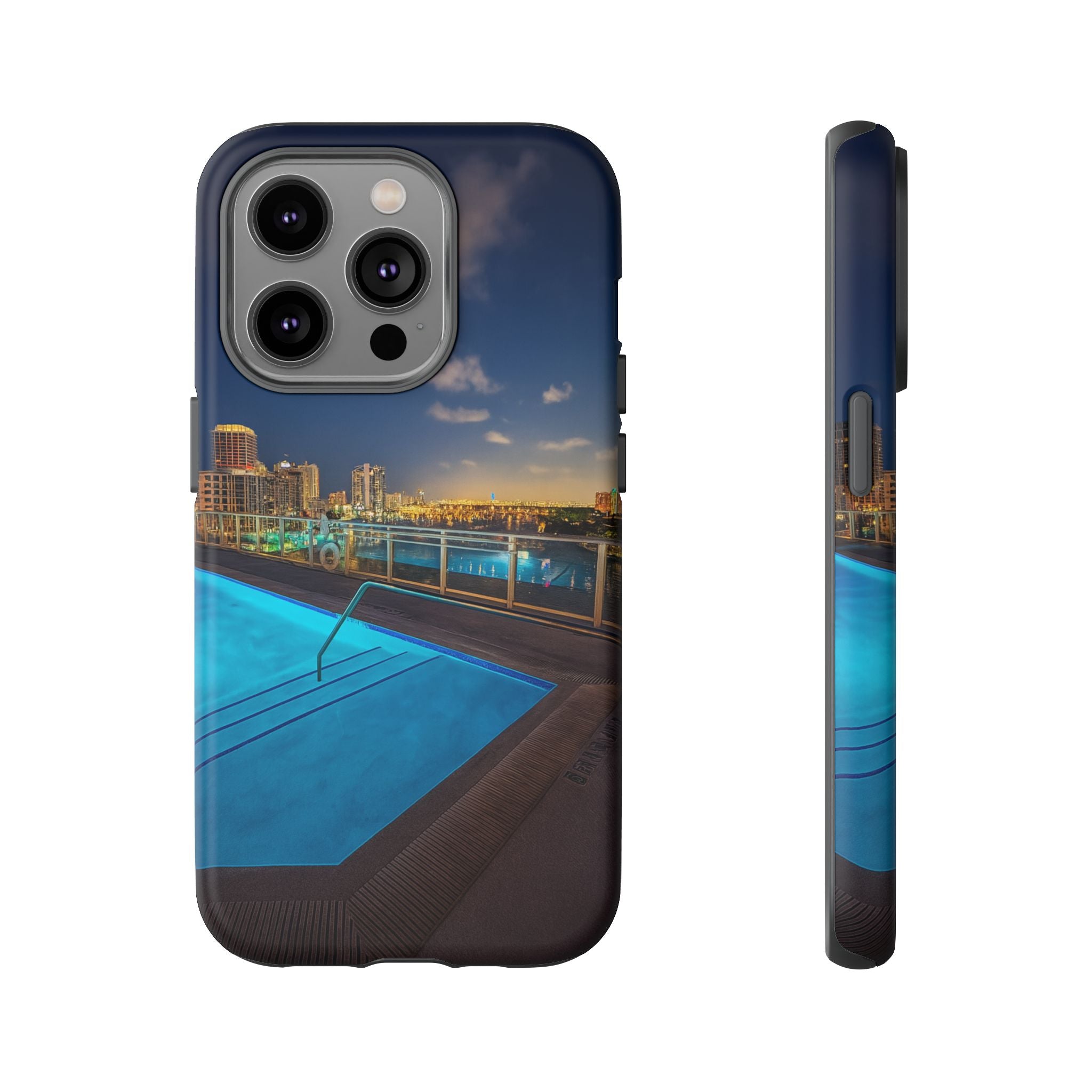 "Skyline Reflections" – Printed Phone Case