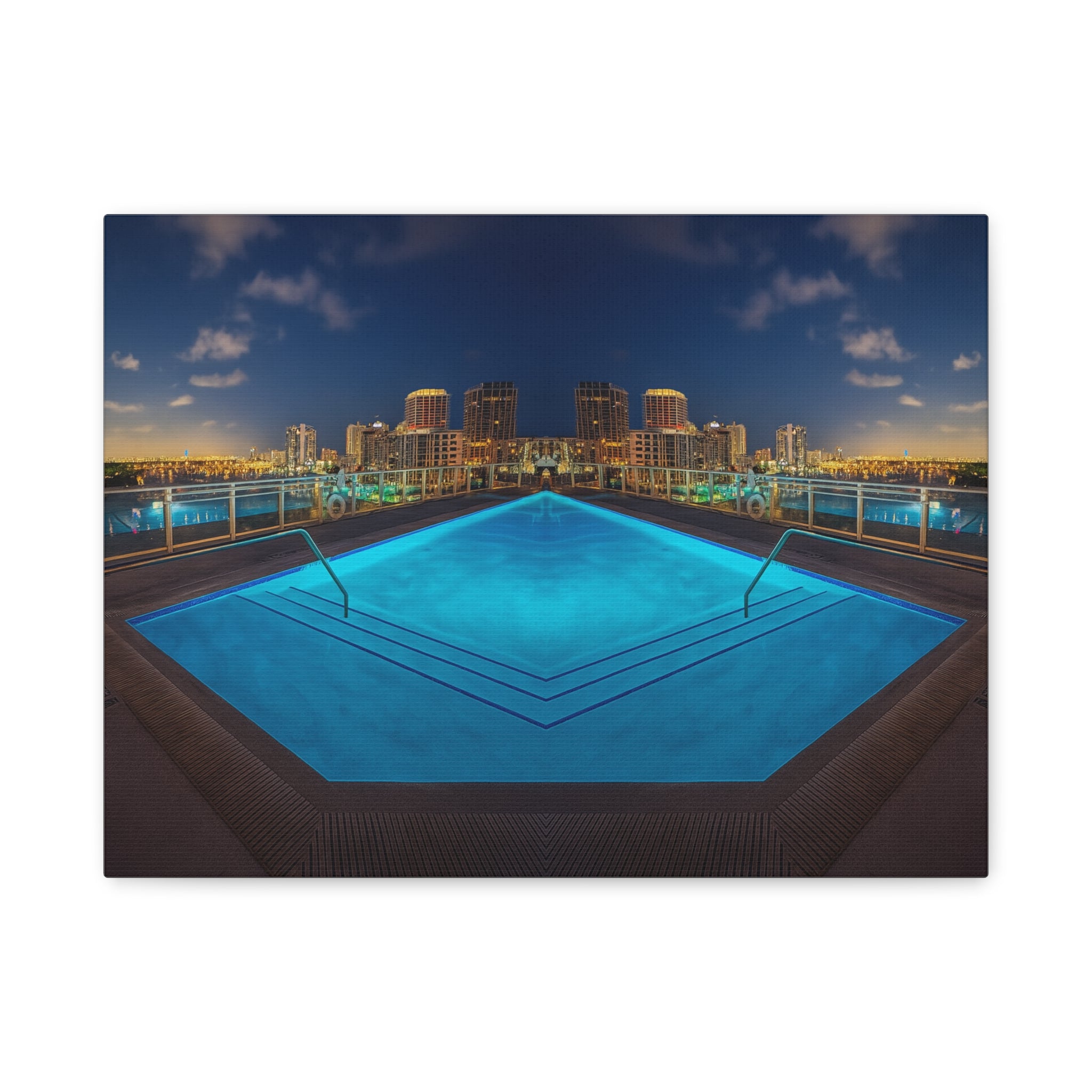 "Skyline Reflections" – Gallery Canvas Print