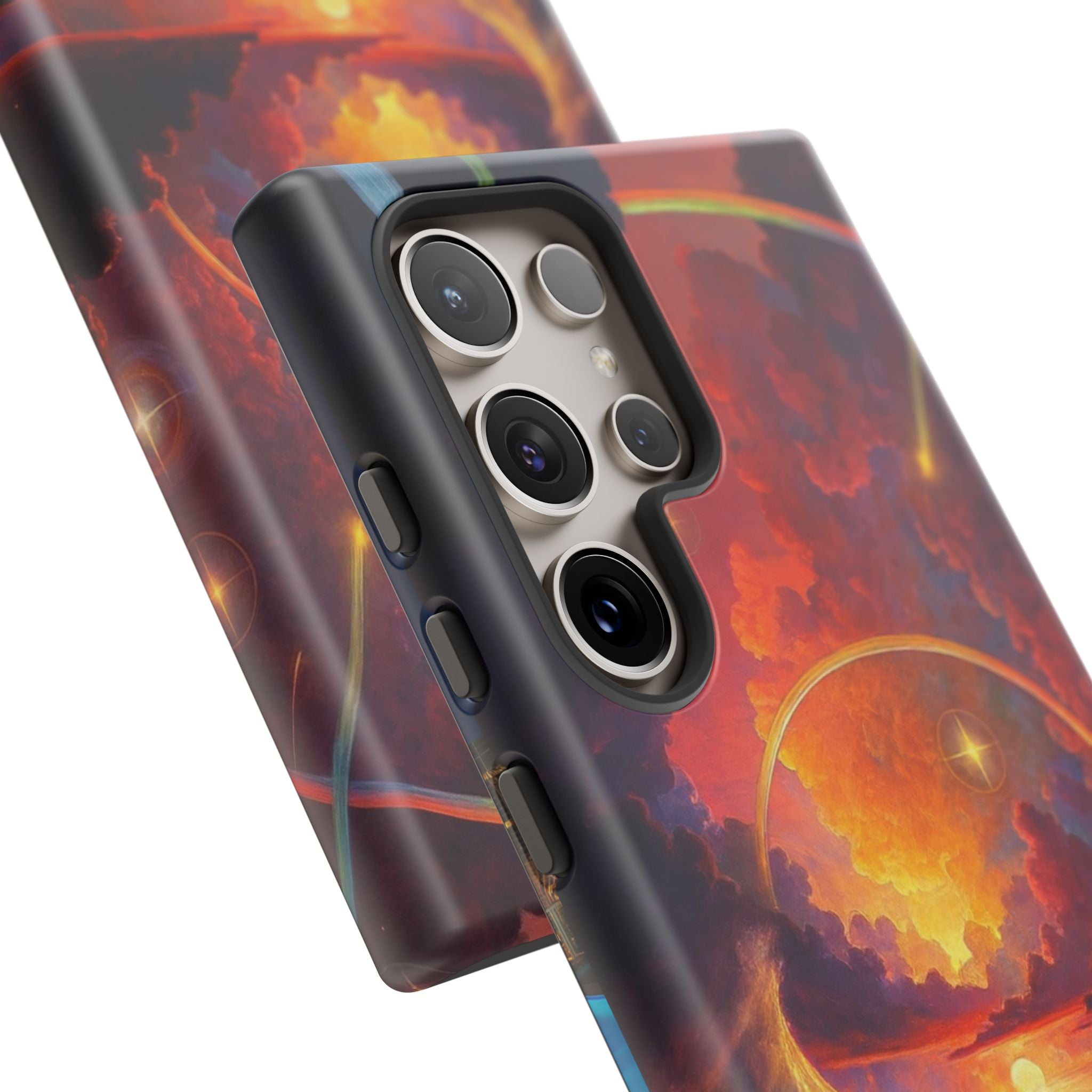 "Celestial Tides" – Printed Tough Phone Case