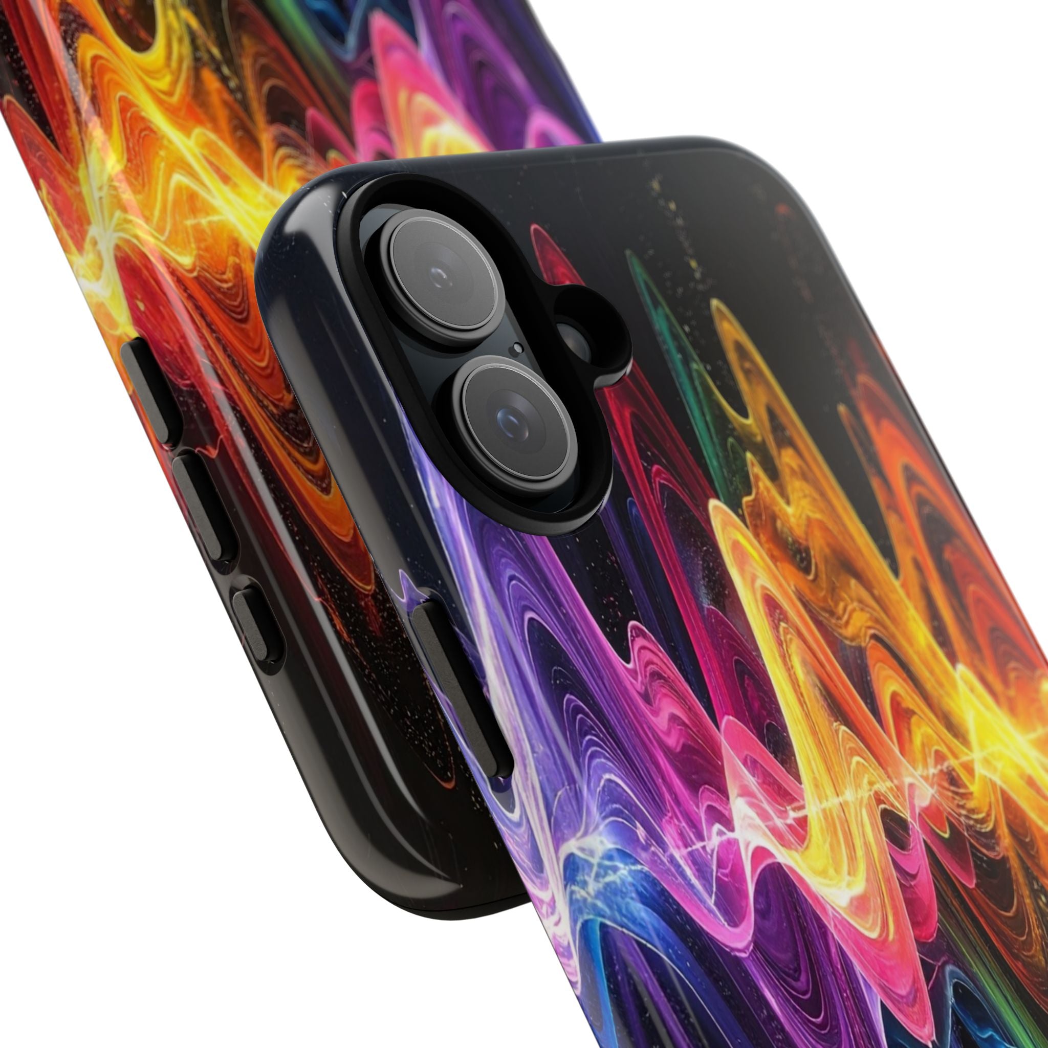 Resonant Spectrum: Digital Sound Wave Visualization, Chromatic Energy Flow - L’Art Suprême Phone Case