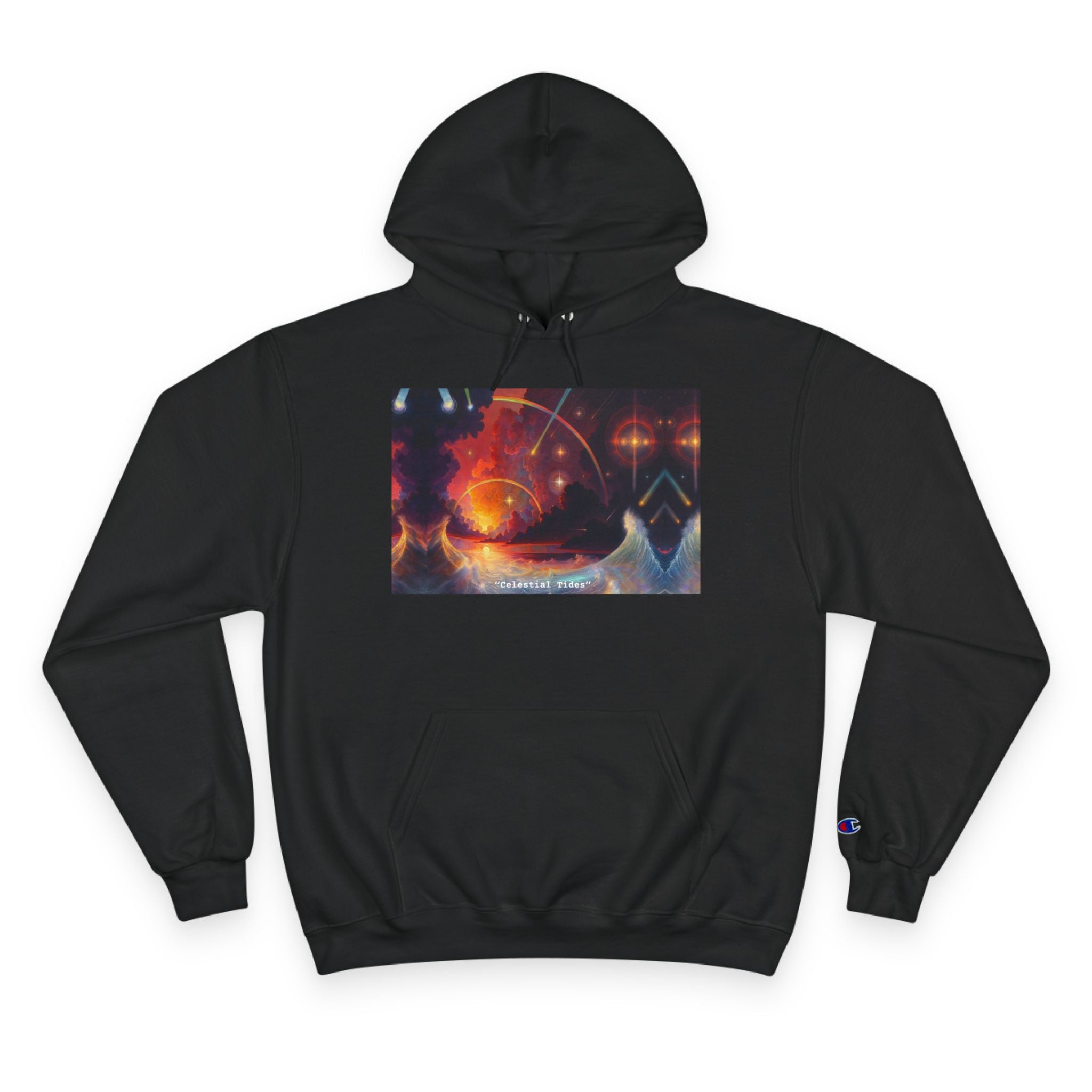 "Celestial Tides" – Champion Hoodie