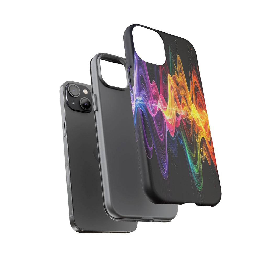 Resonant Spectrum: Digital Sound Wave Visualization, Chromatic Energy Flow - L’Art Suprême Phone Case