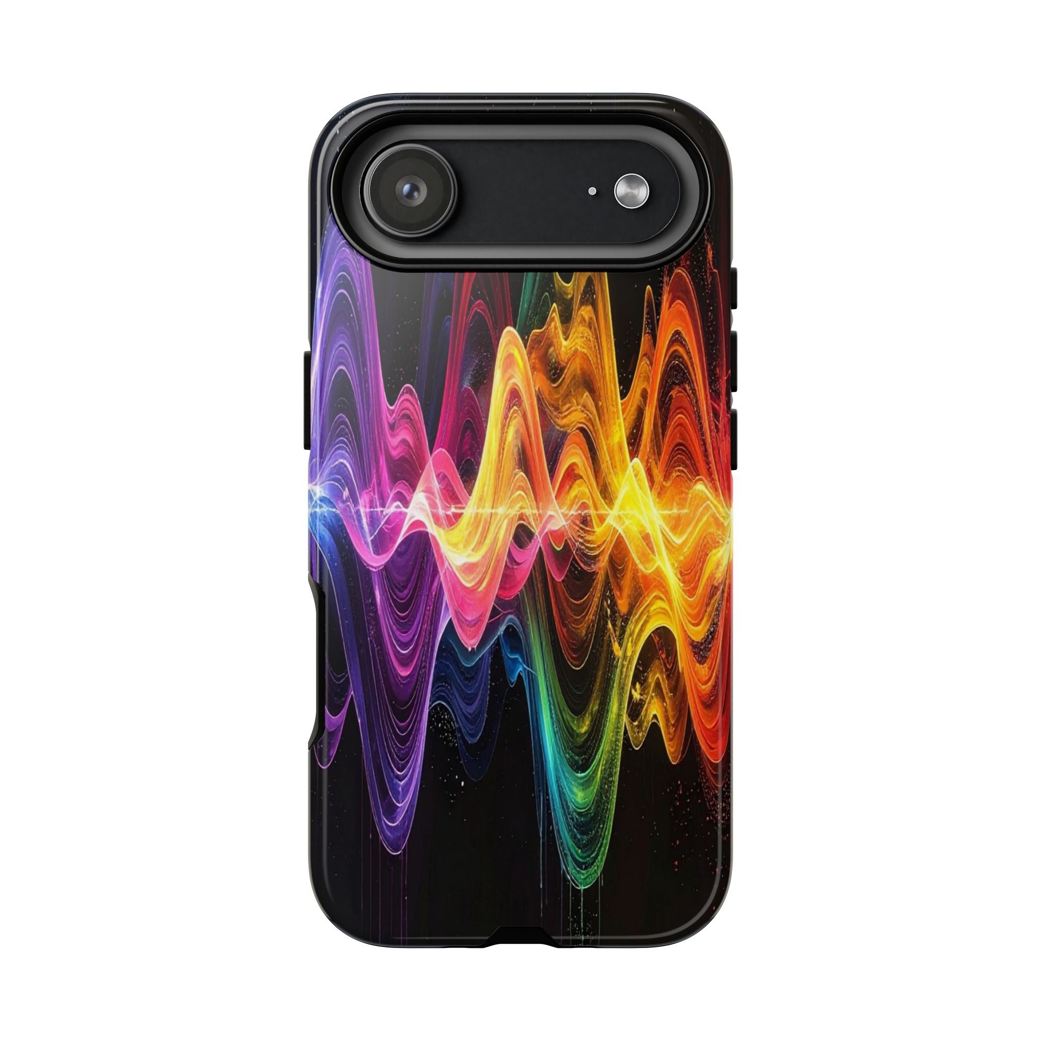 Resonant Spectrum: Digital Sound Wave Visualization, Chromatic Energy Flow - L’Art Suprême Phone Case