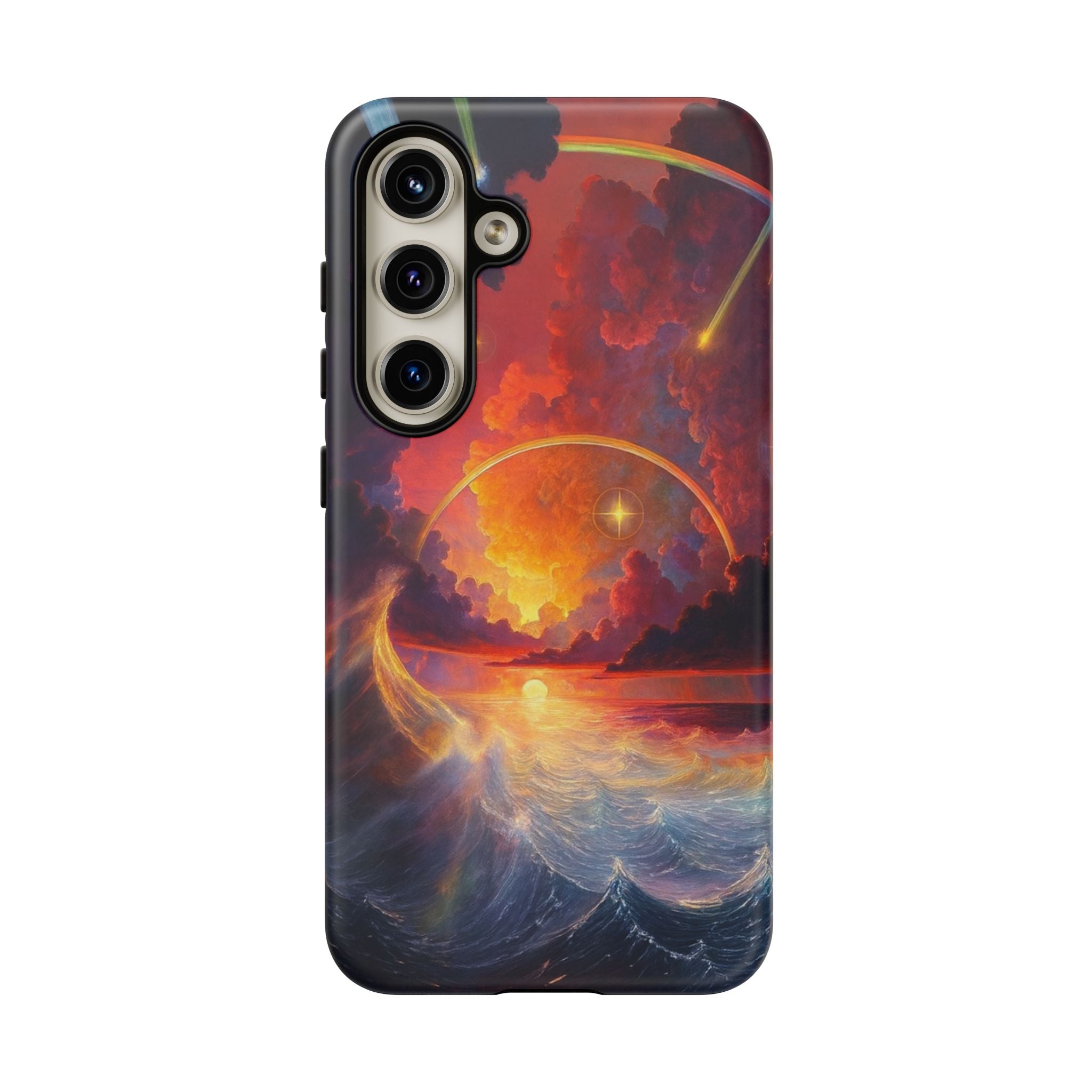 "Celestial Tides" – Printed Tough Phone Case