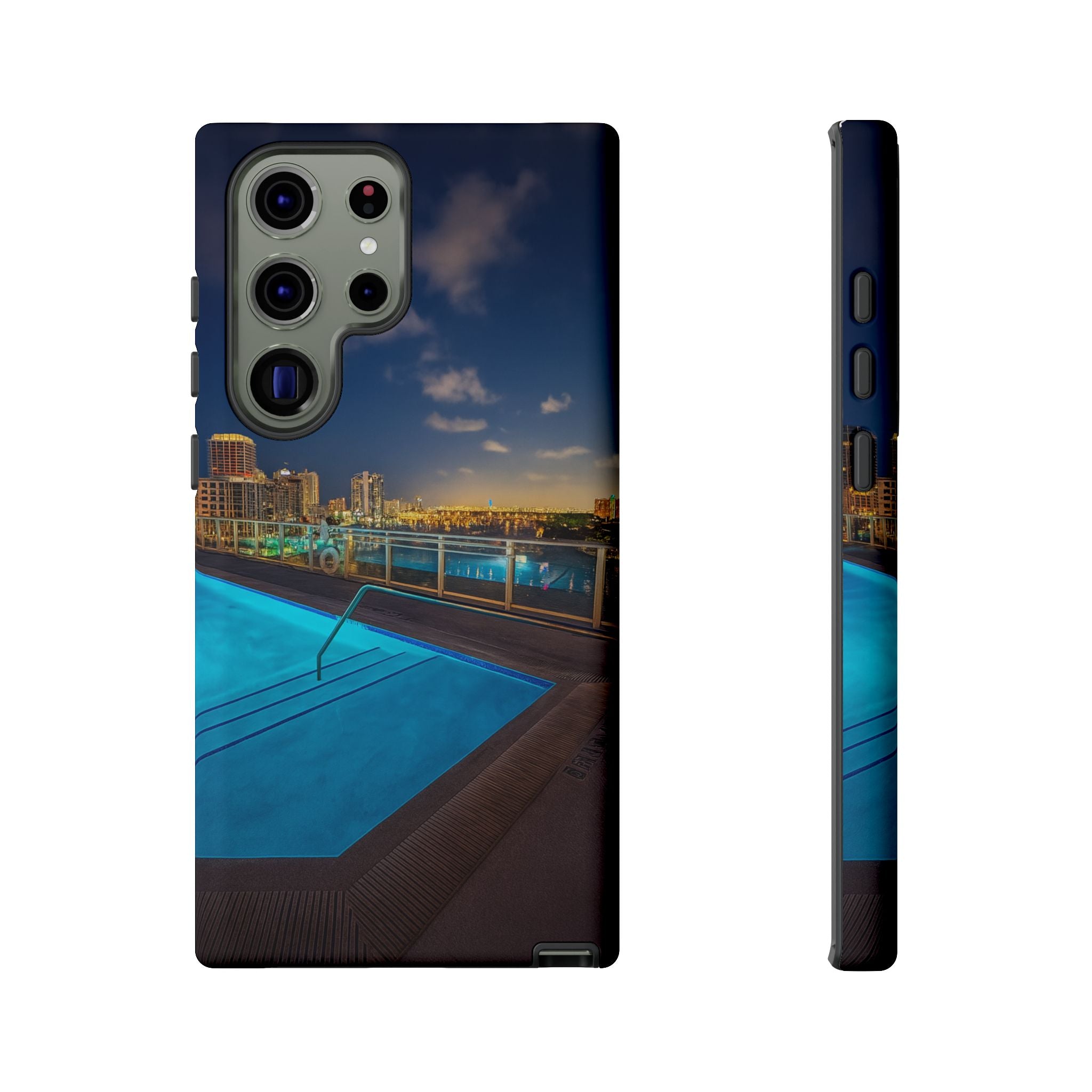 "Skyline Reflections" – Printed Phone Case