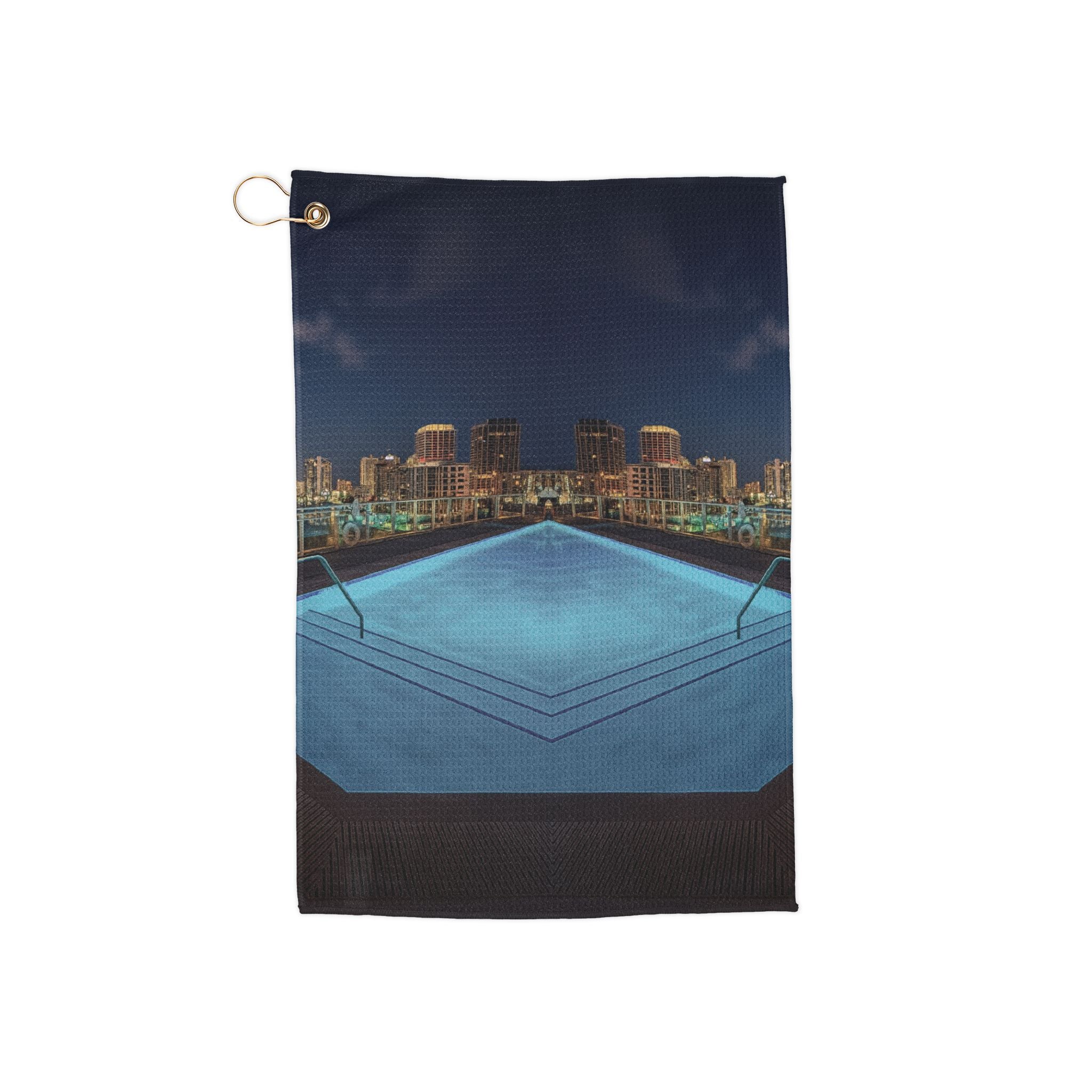"Skyline Reflections" – Golf Towel