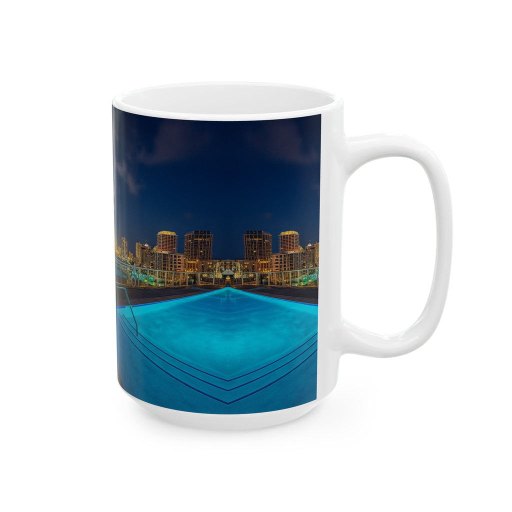 "Skyline Reflections" – Ceramic Mug