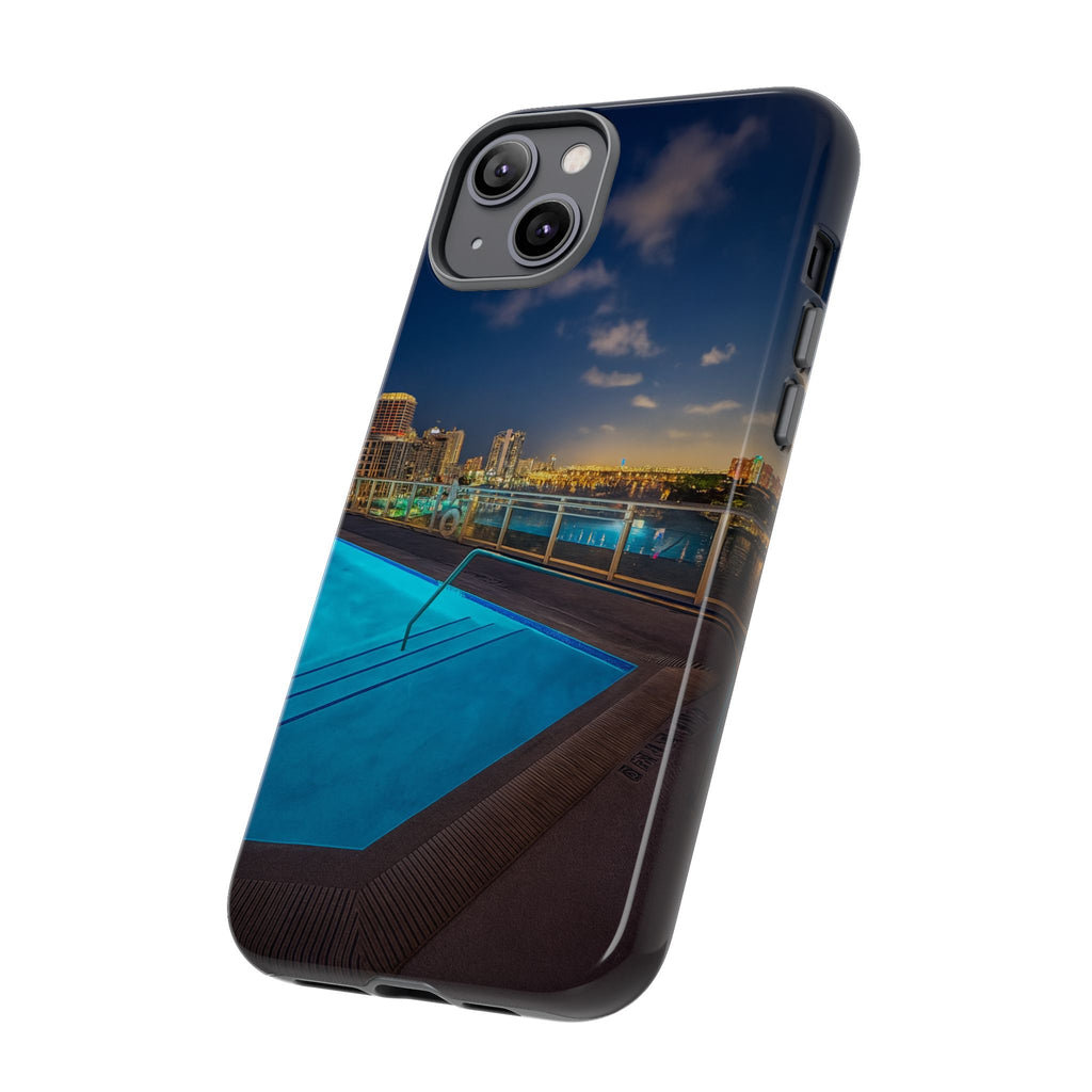 "Skyline Reflections" – Printed Phone Case