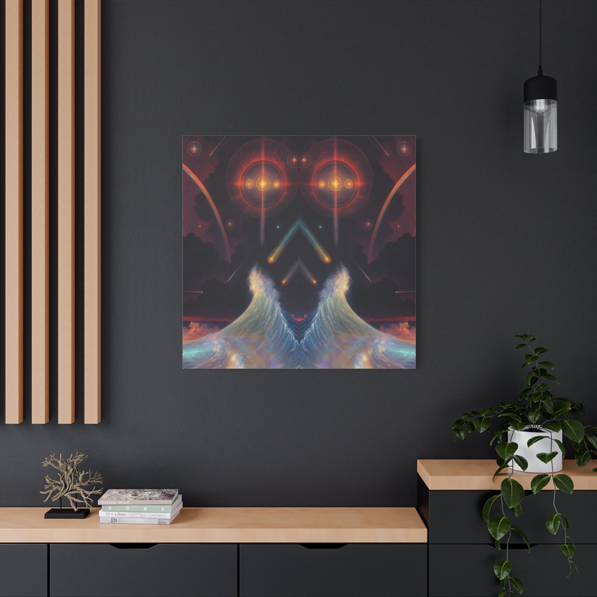 "Celestial Tides" – Gallery Canvas Print