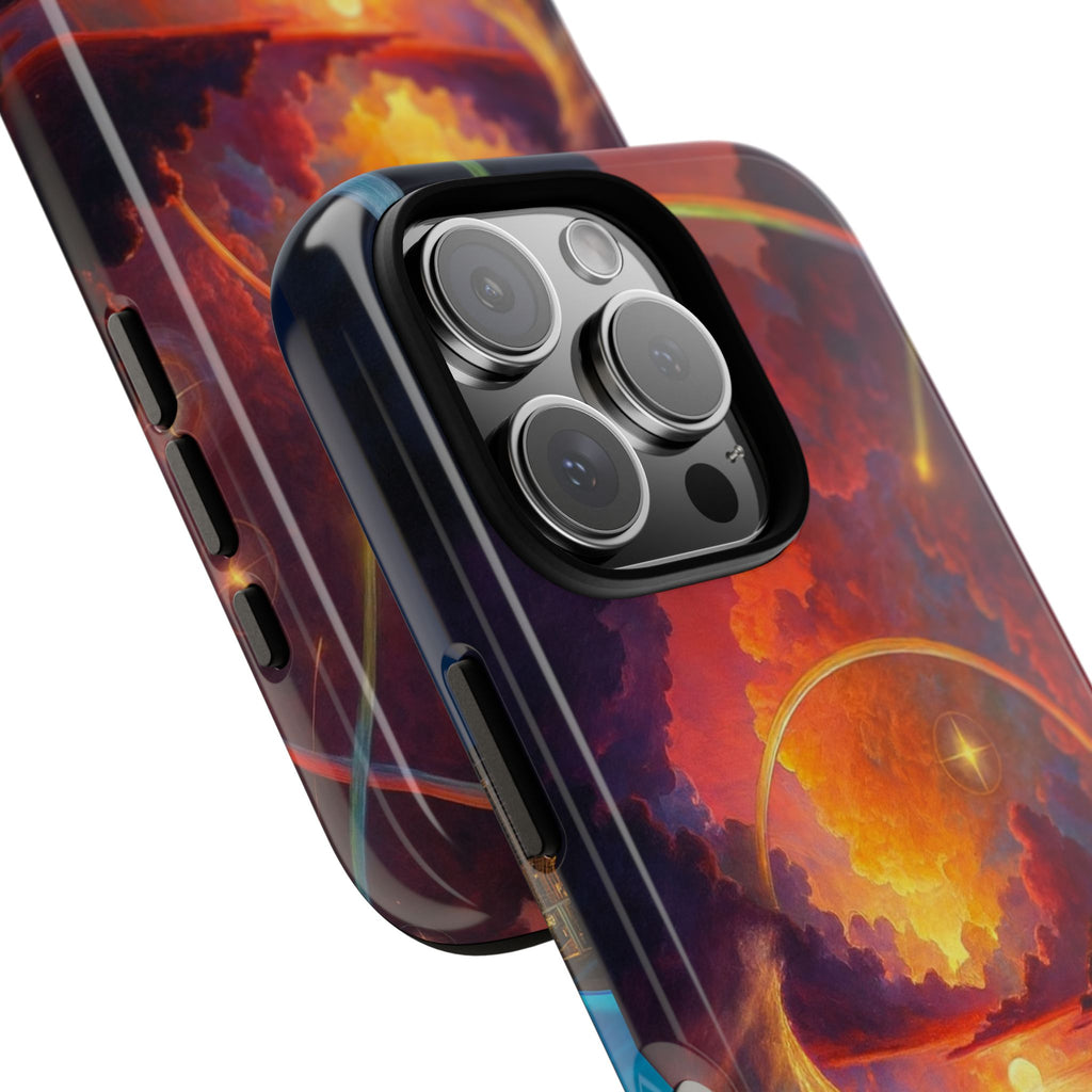 "Celestial Tides" – Printed Tough Phone Case